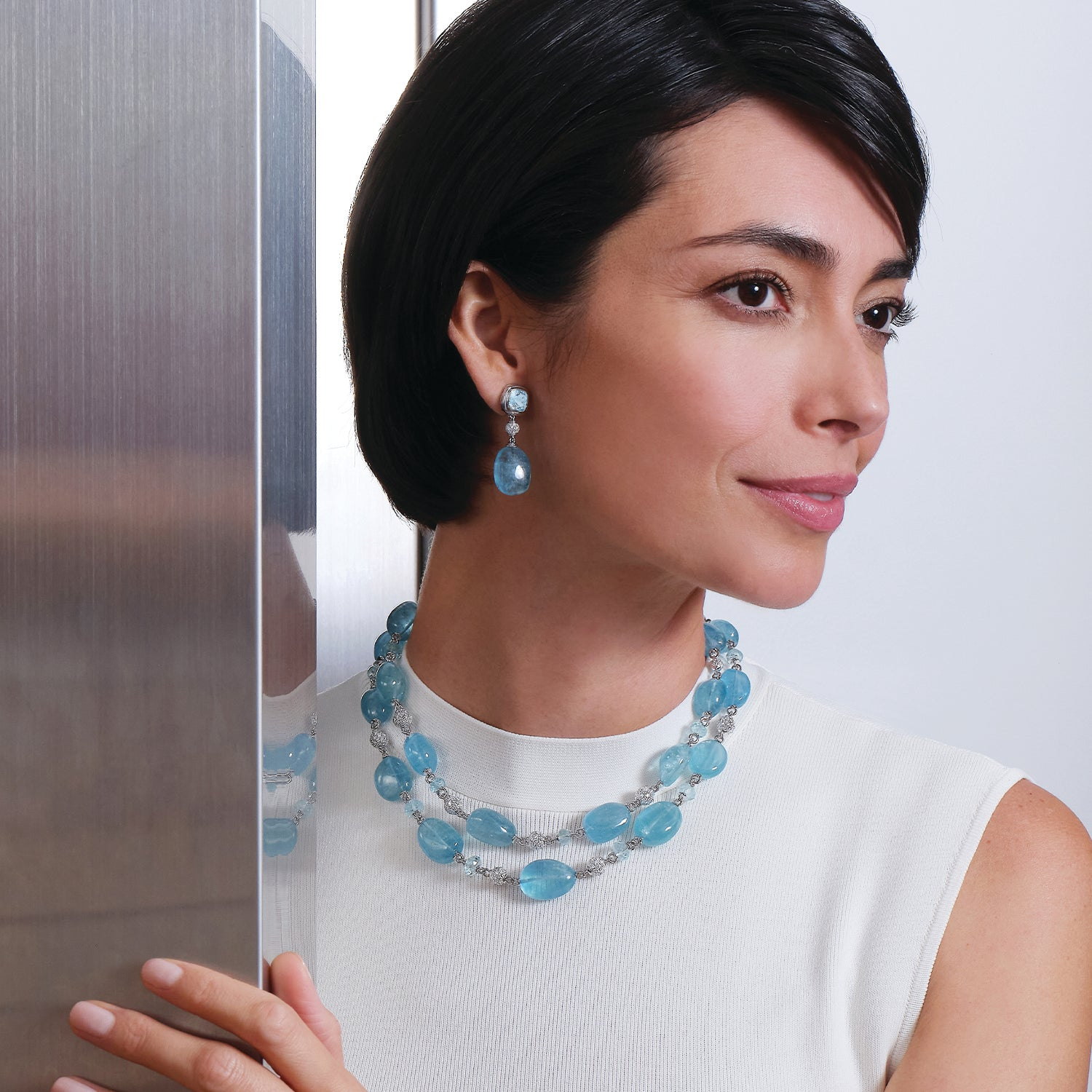 Nesting Turquoise Necklaces