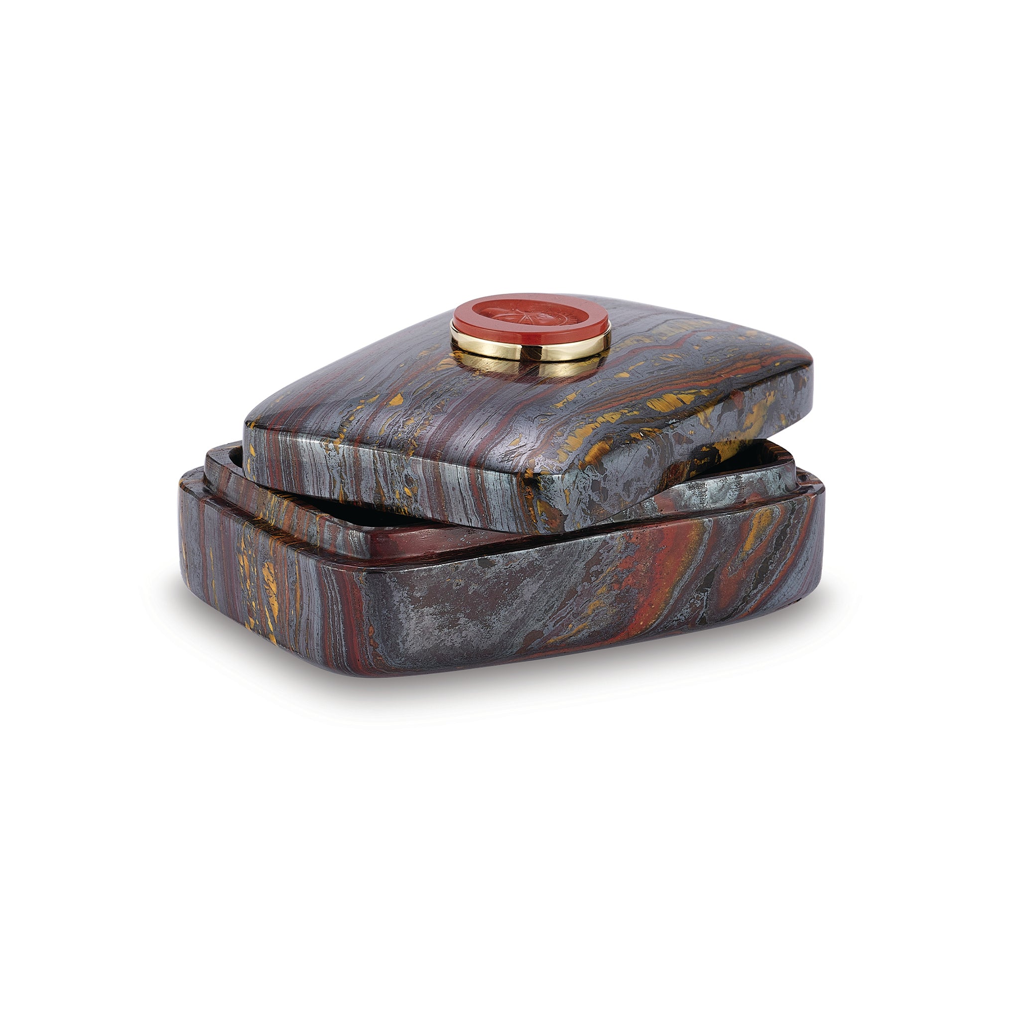 Small Tiger Iron with Red Jasper