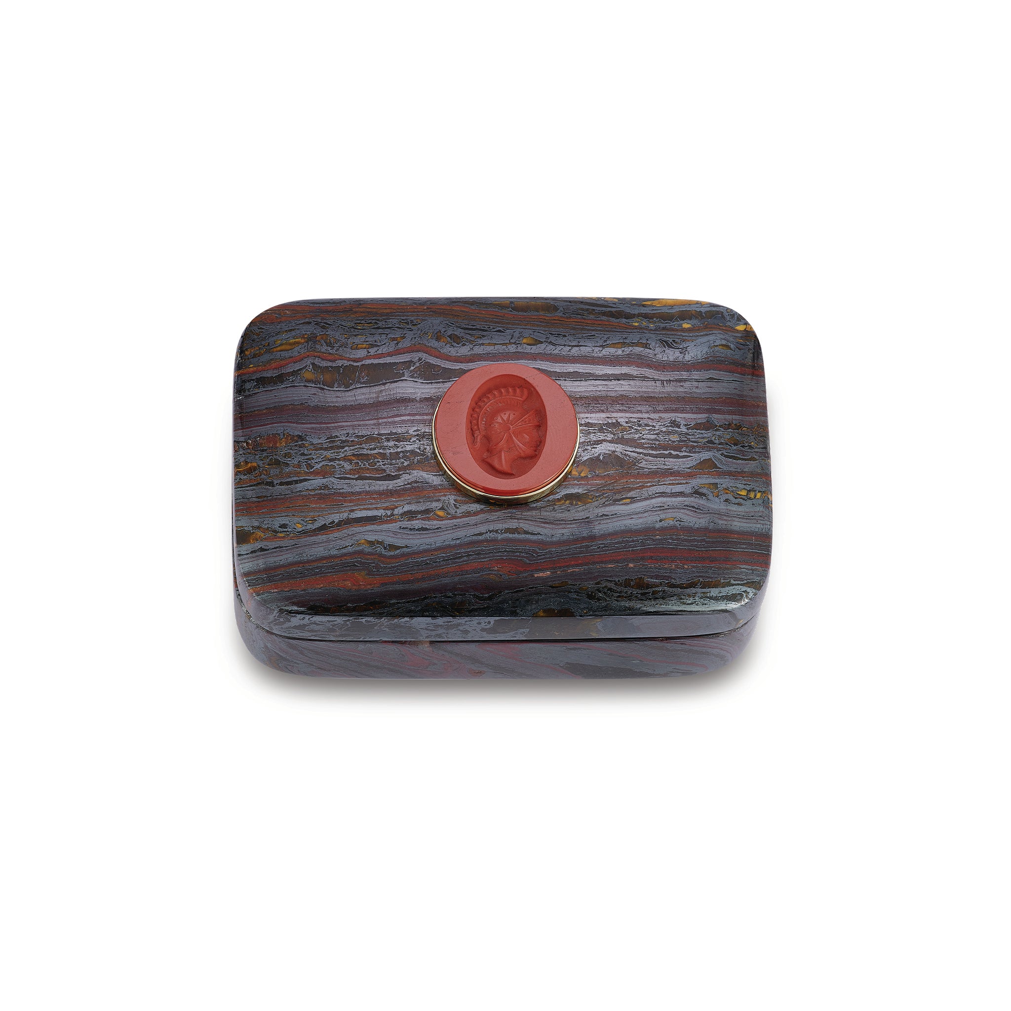 Small Tiger Iron with Red Jasper