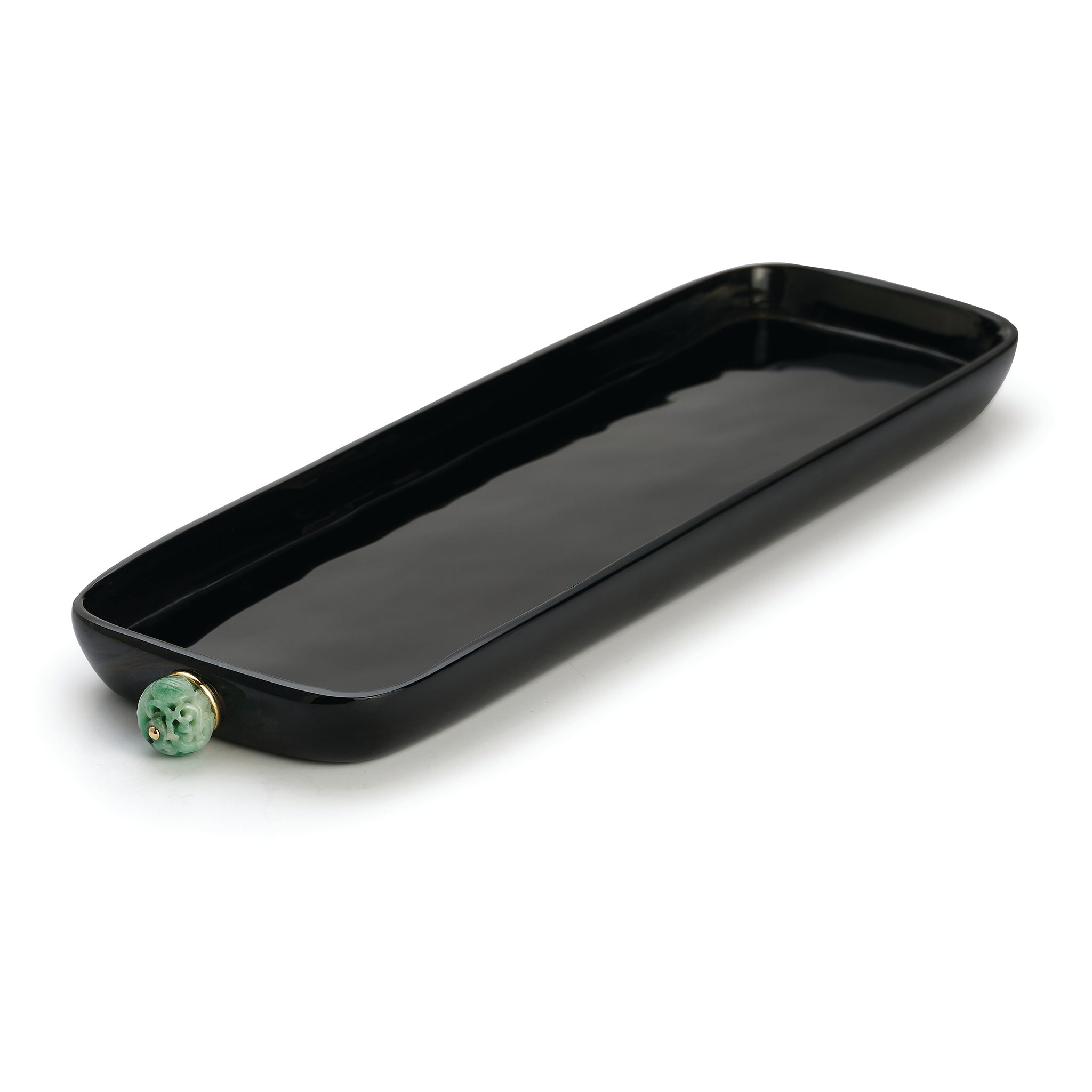 Tray in Black Obsidian