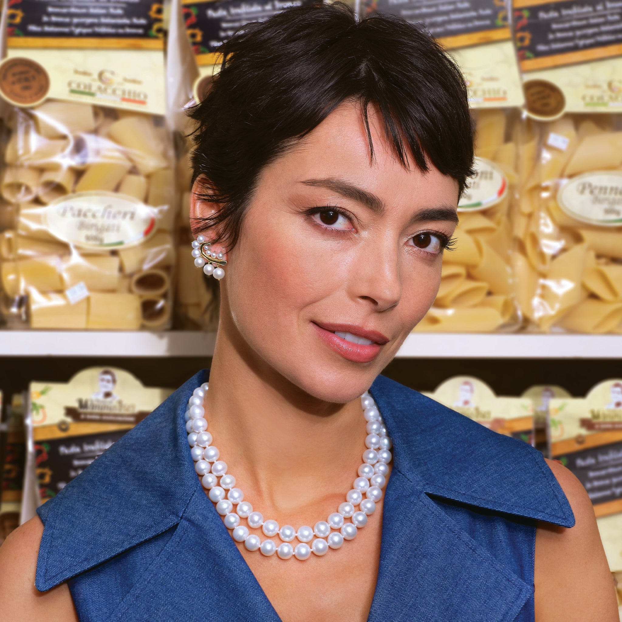 Lily of the Valley Earrings in Pearl