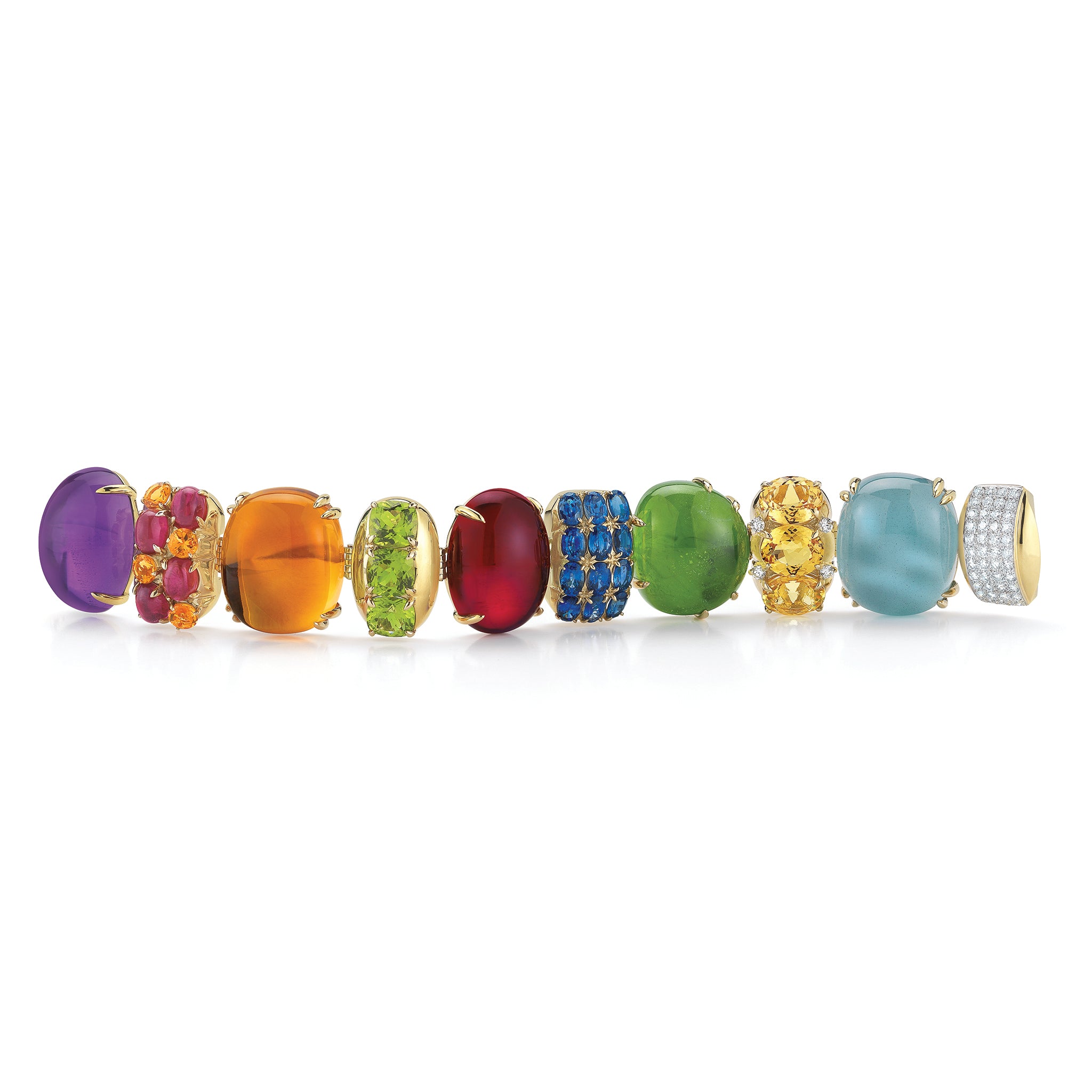 Rich Rio Bracelet in Multi Gemstones