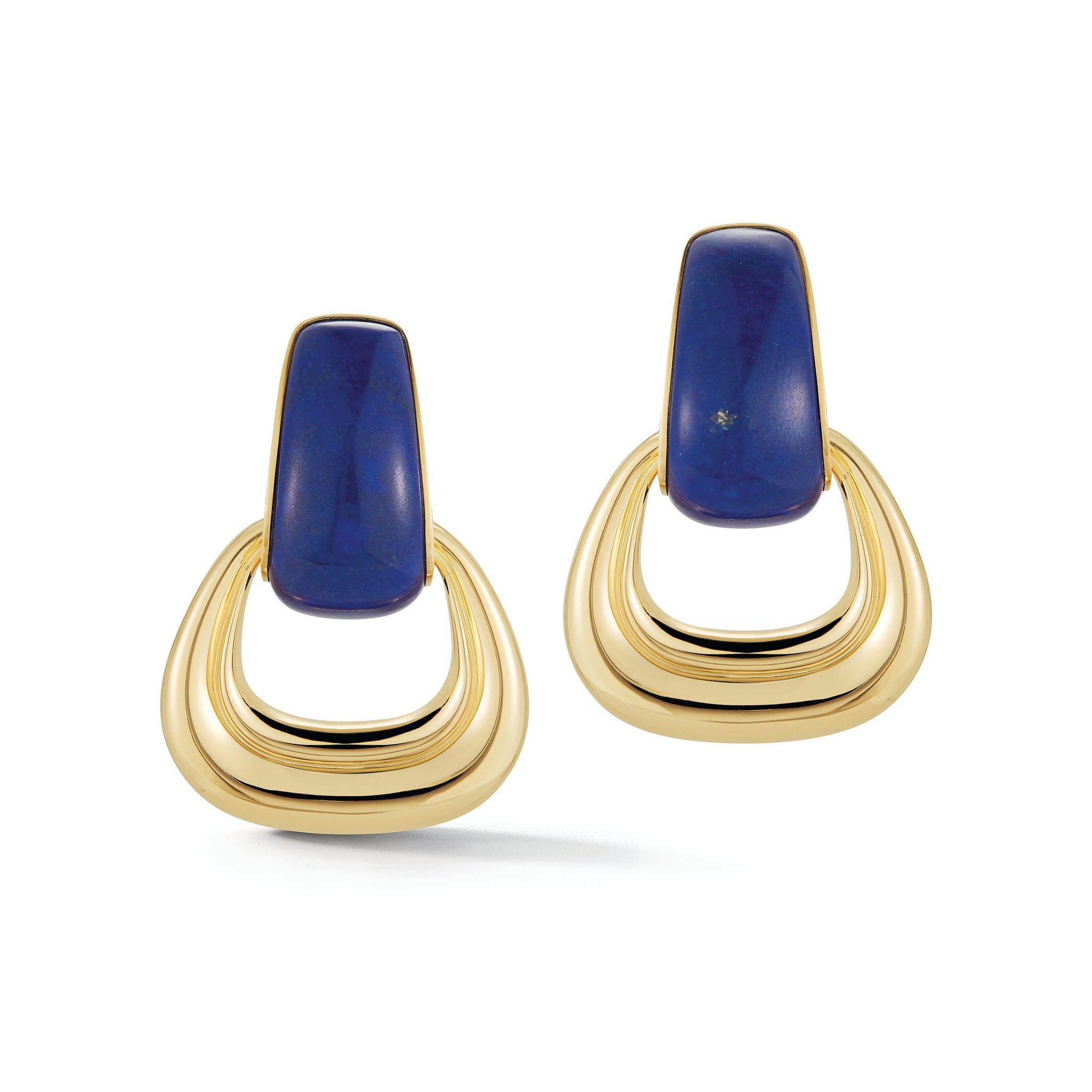 Madison Earrings in Lapis