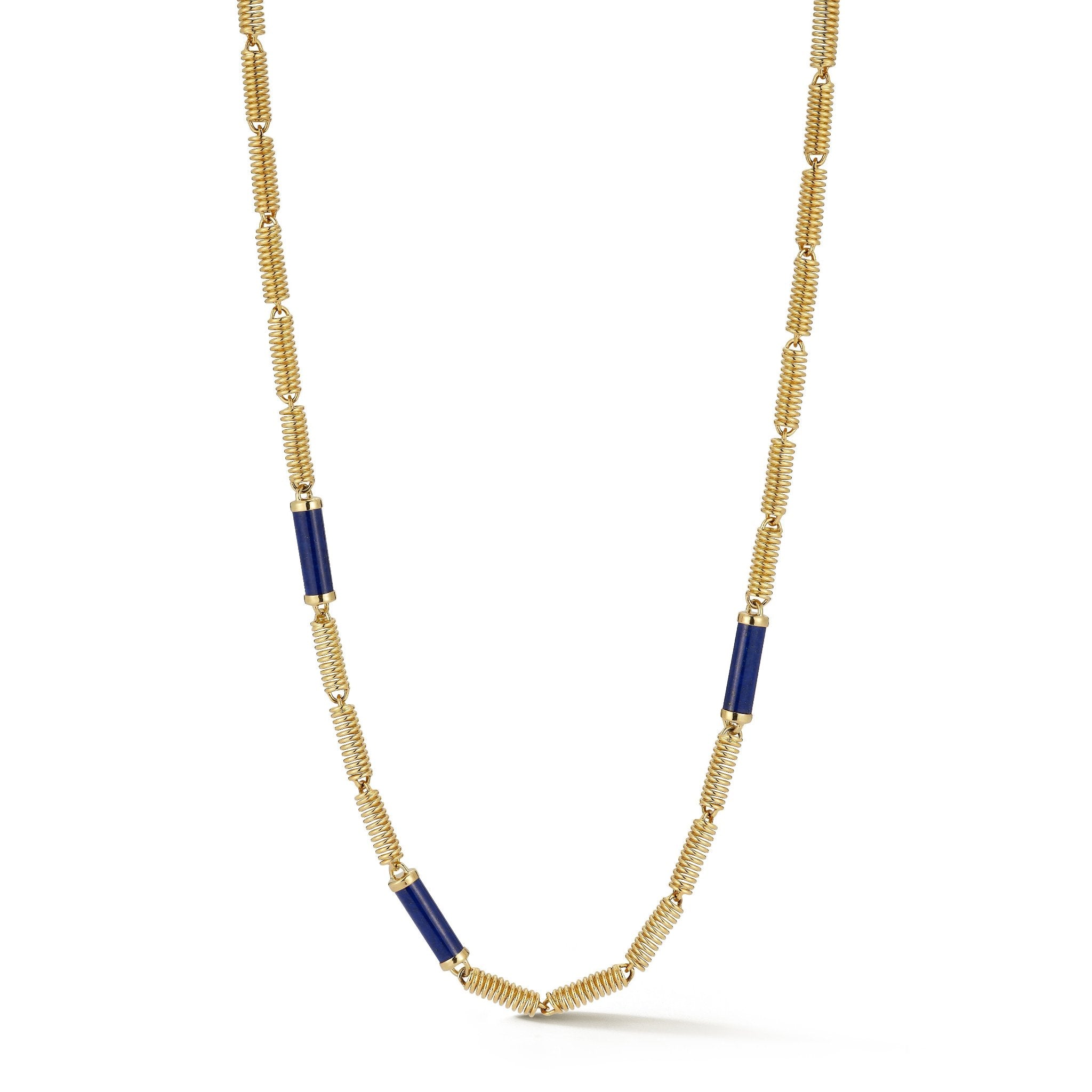 verona chain yellow gold lapis
