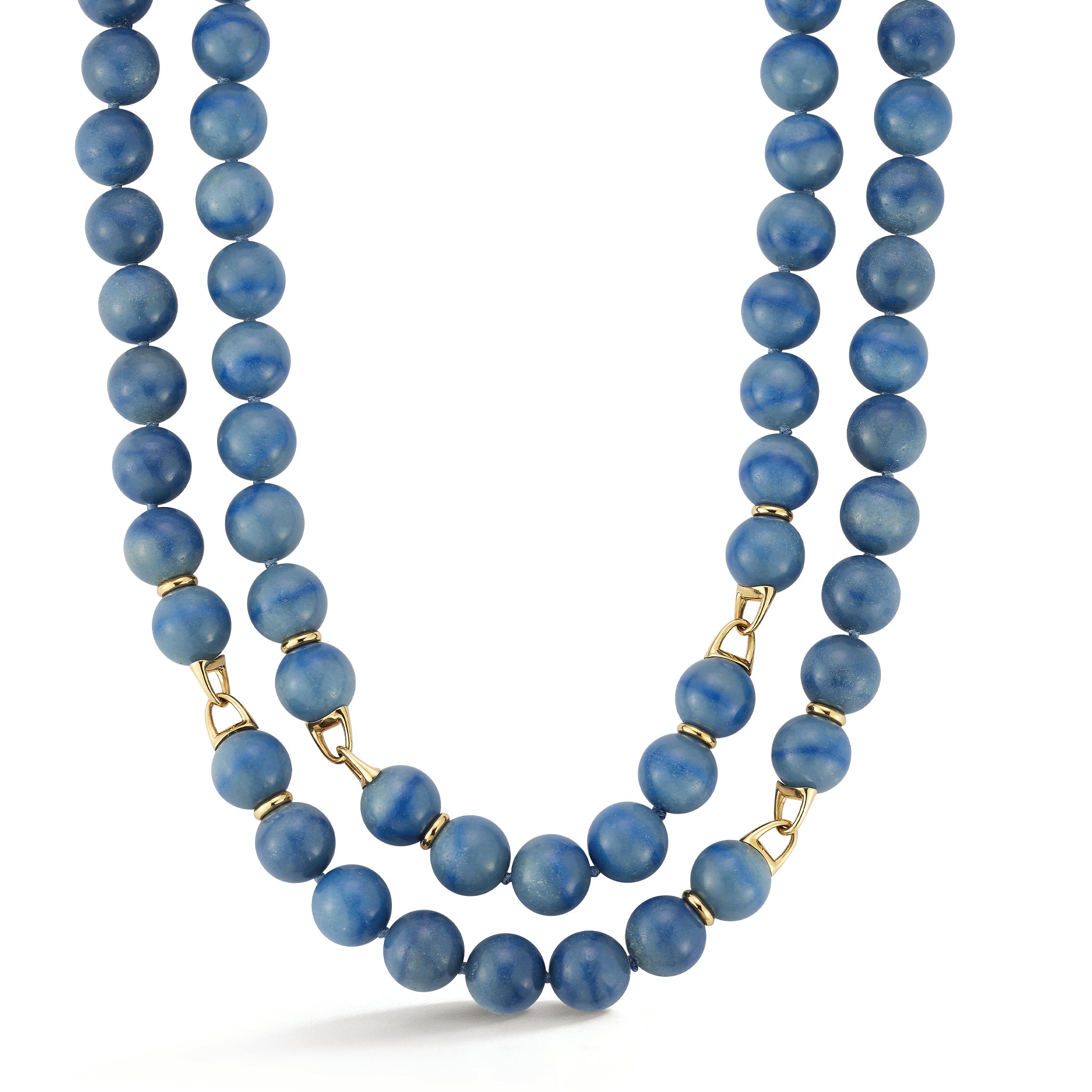Wellington Necklace in Blue Aventurine