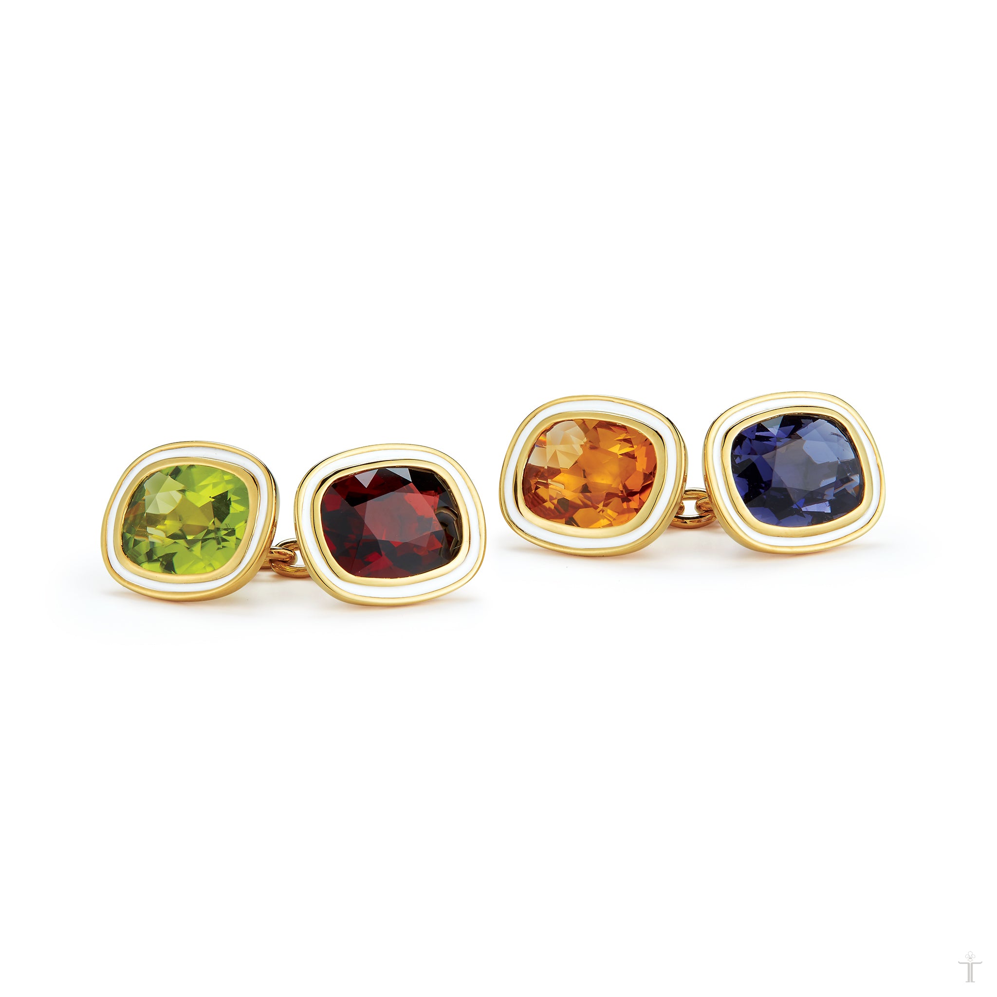 Dresden Cufflinks in Multi Stone