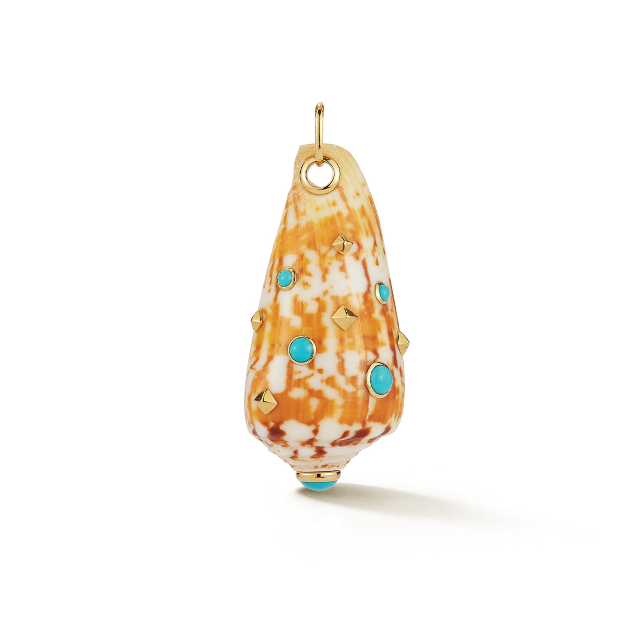 General Cone Pendant with Turquoise