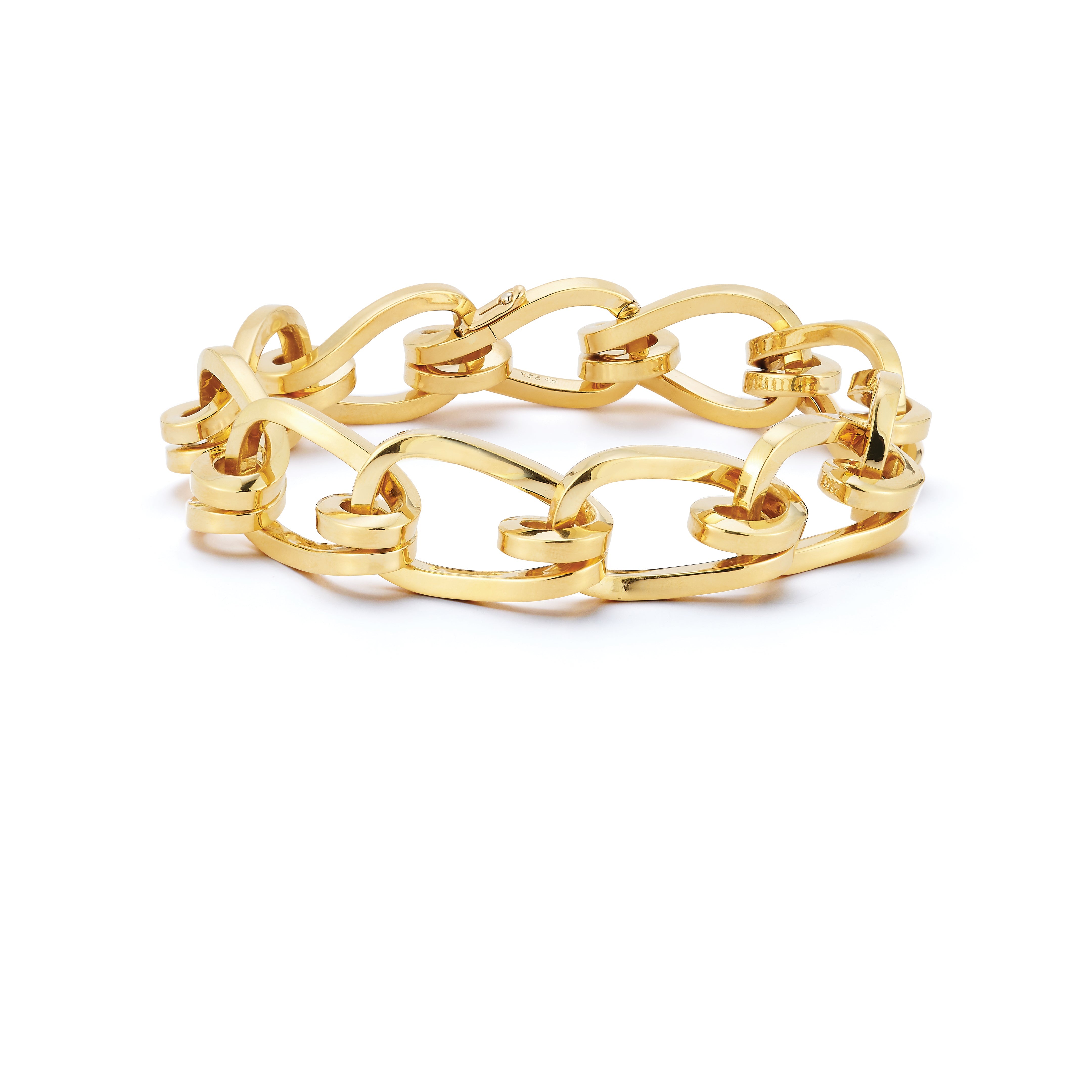 Large Yellow Gold Daytona Link Bracelet