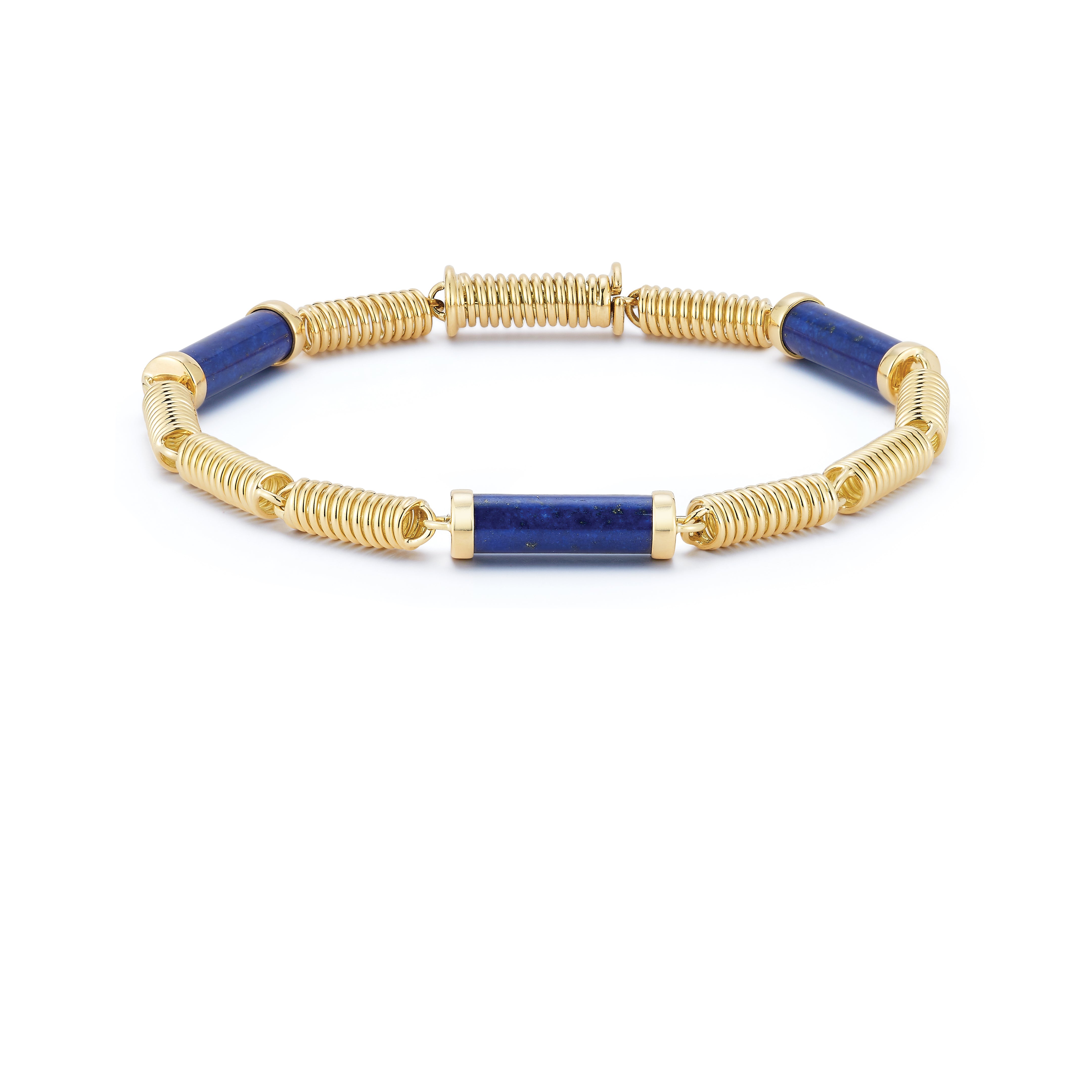 Small Lapis Verona Yellow Gold Bracelet