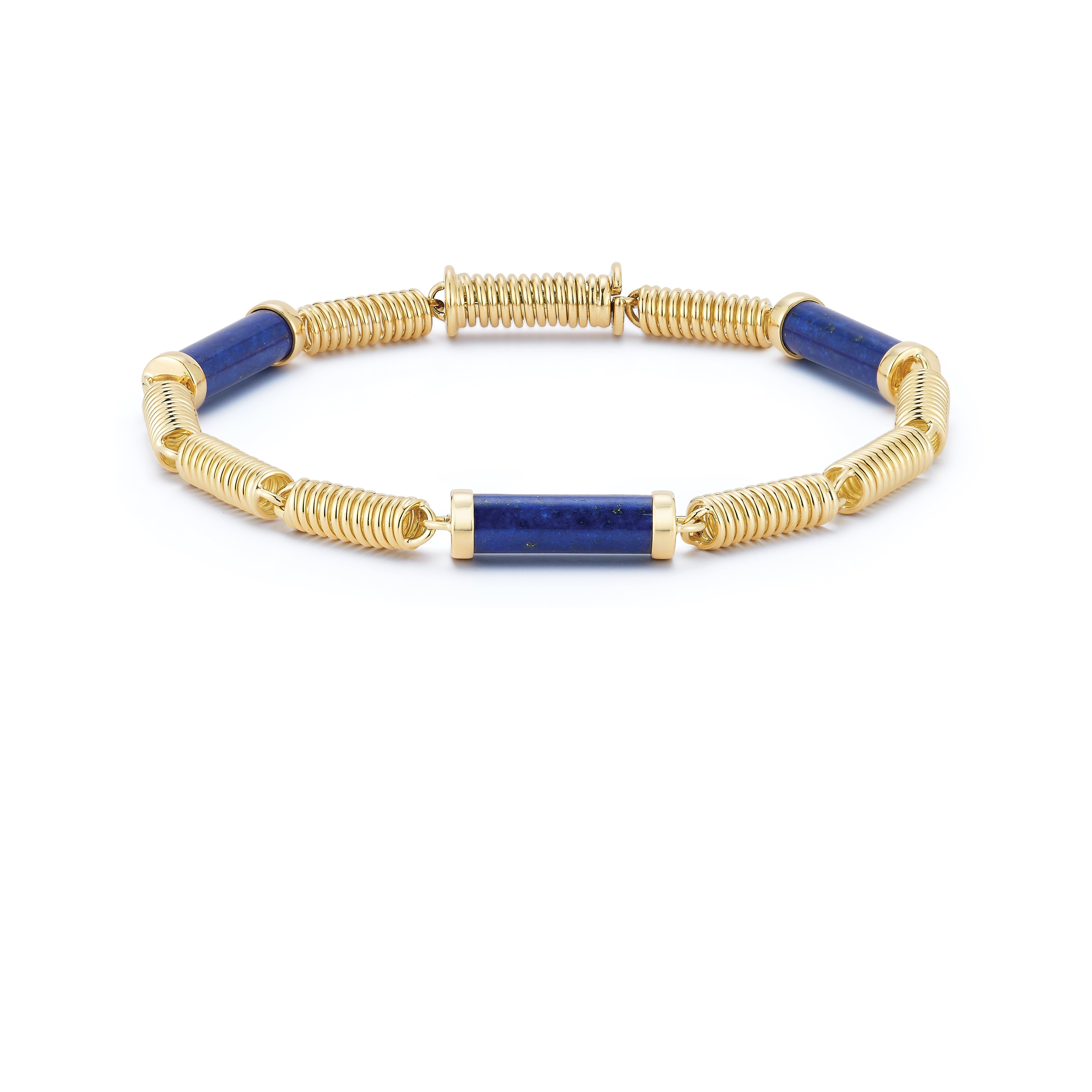 Small Lapis Verona Yellow Gold Bracelet