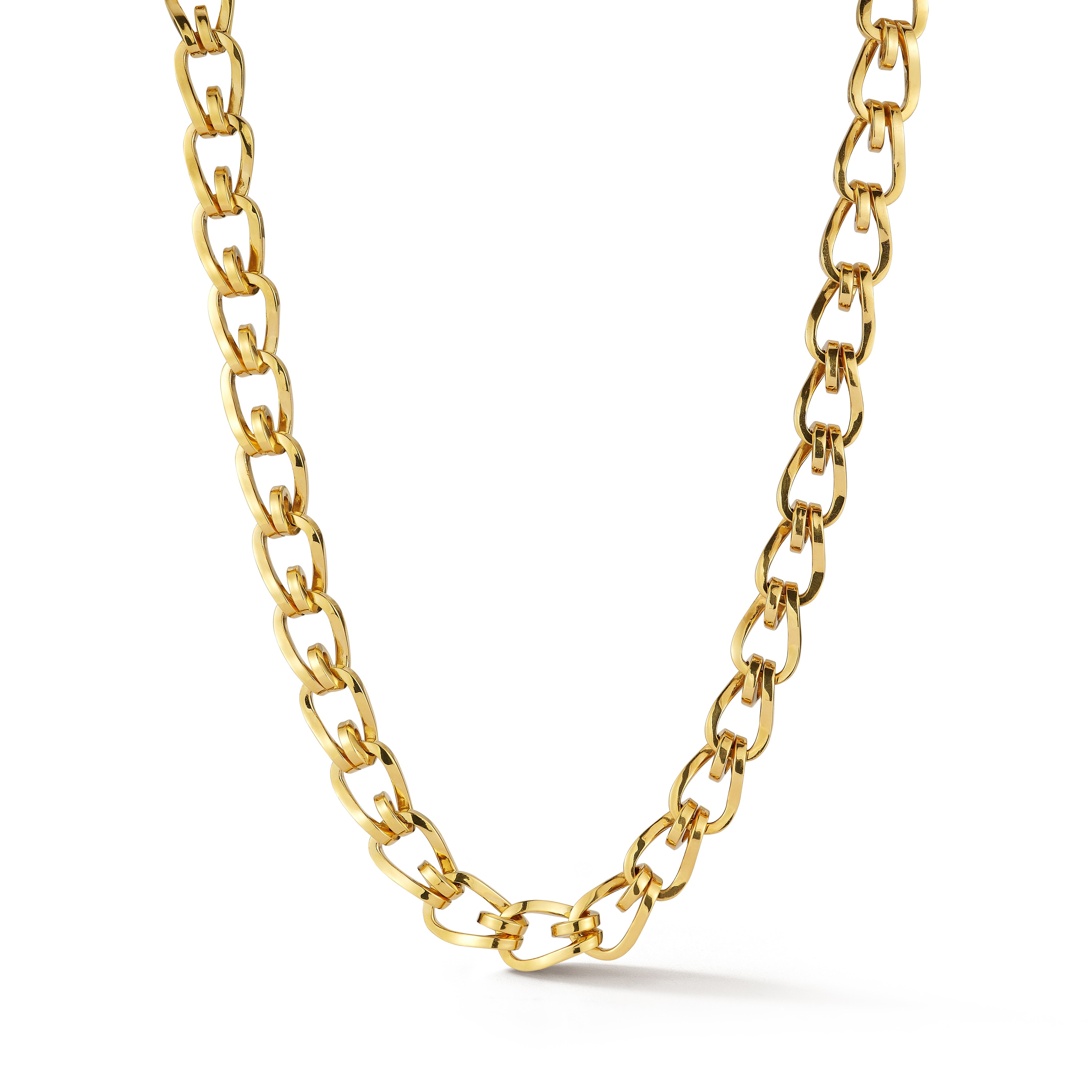 Small Daytona Chain Necklace in Yellow Gold