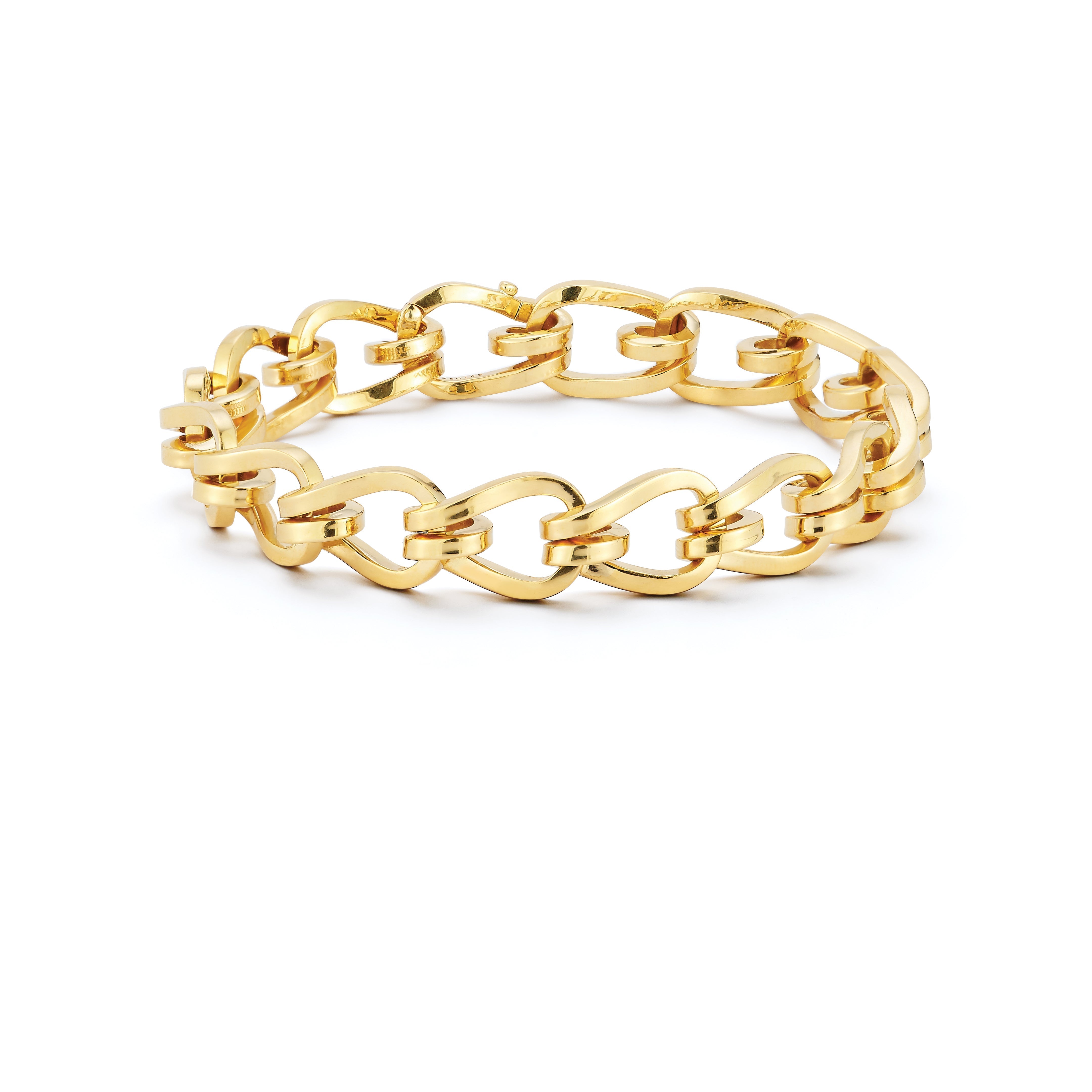 Small Yellow Gold Daytona Link Bracelet