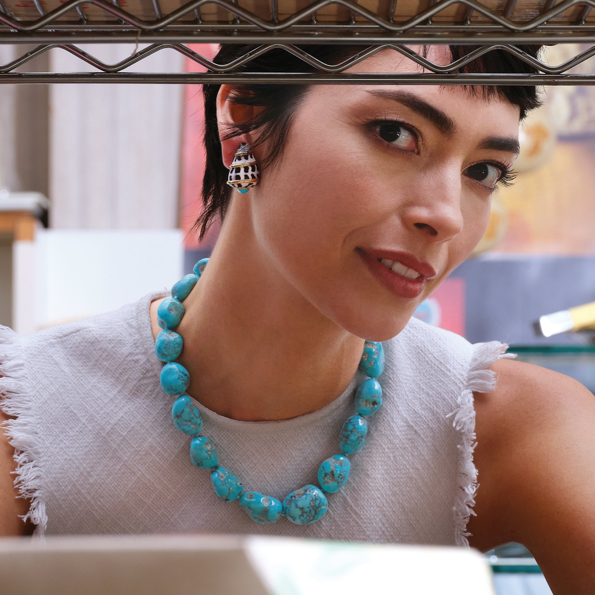 Turquoise Nugget Necklace