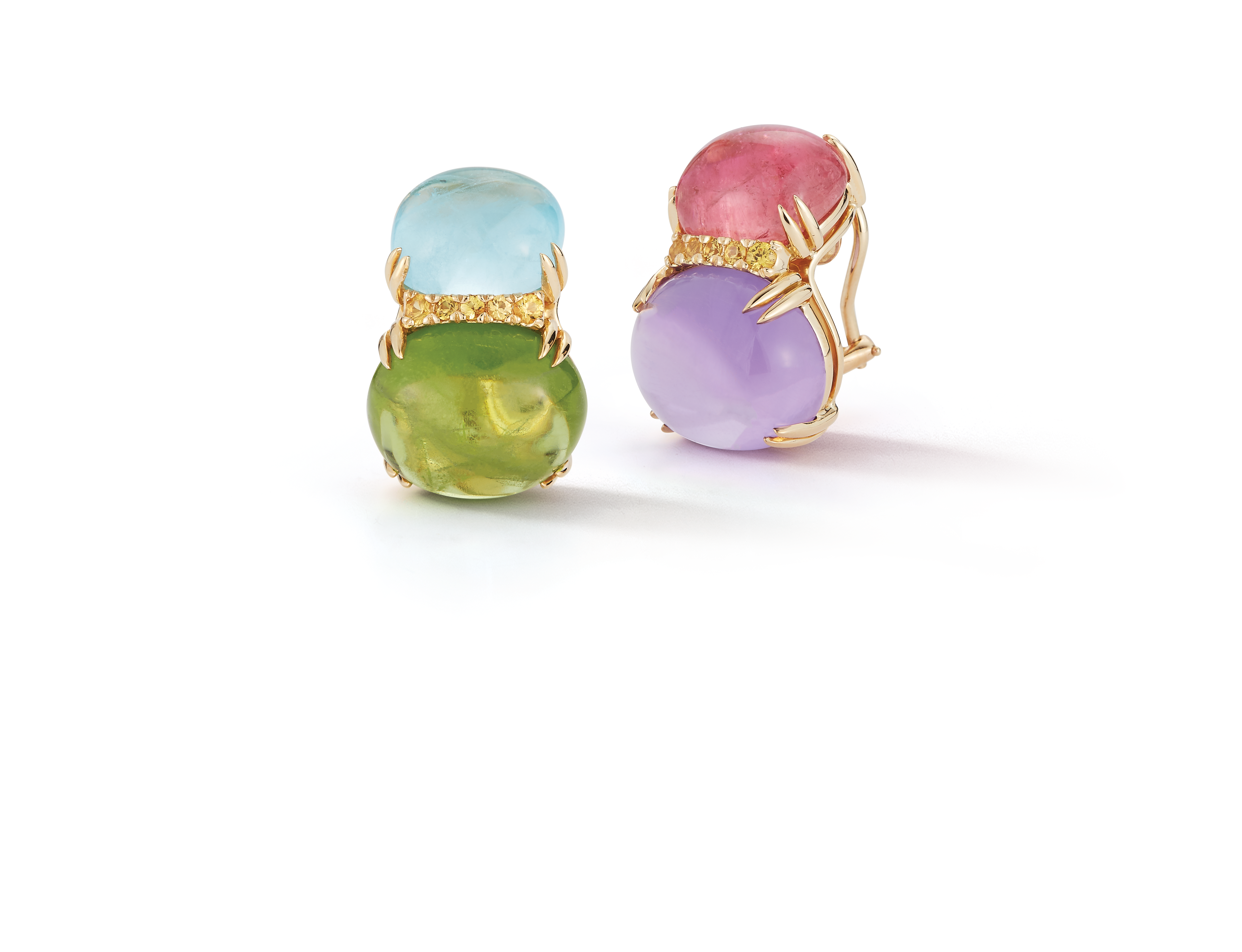 Double Cab Earrings in Pastel