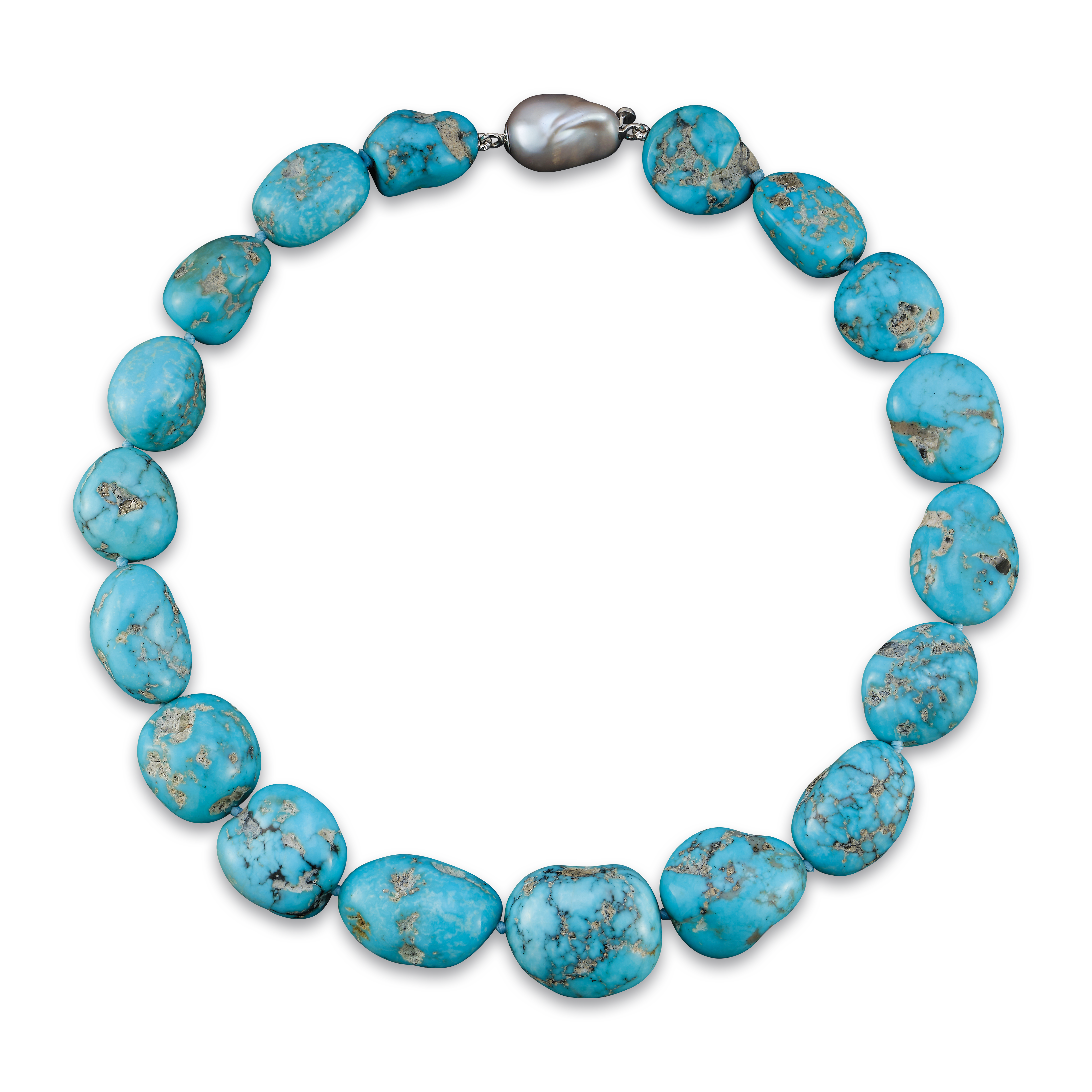 Turquoise Nugget Necklace