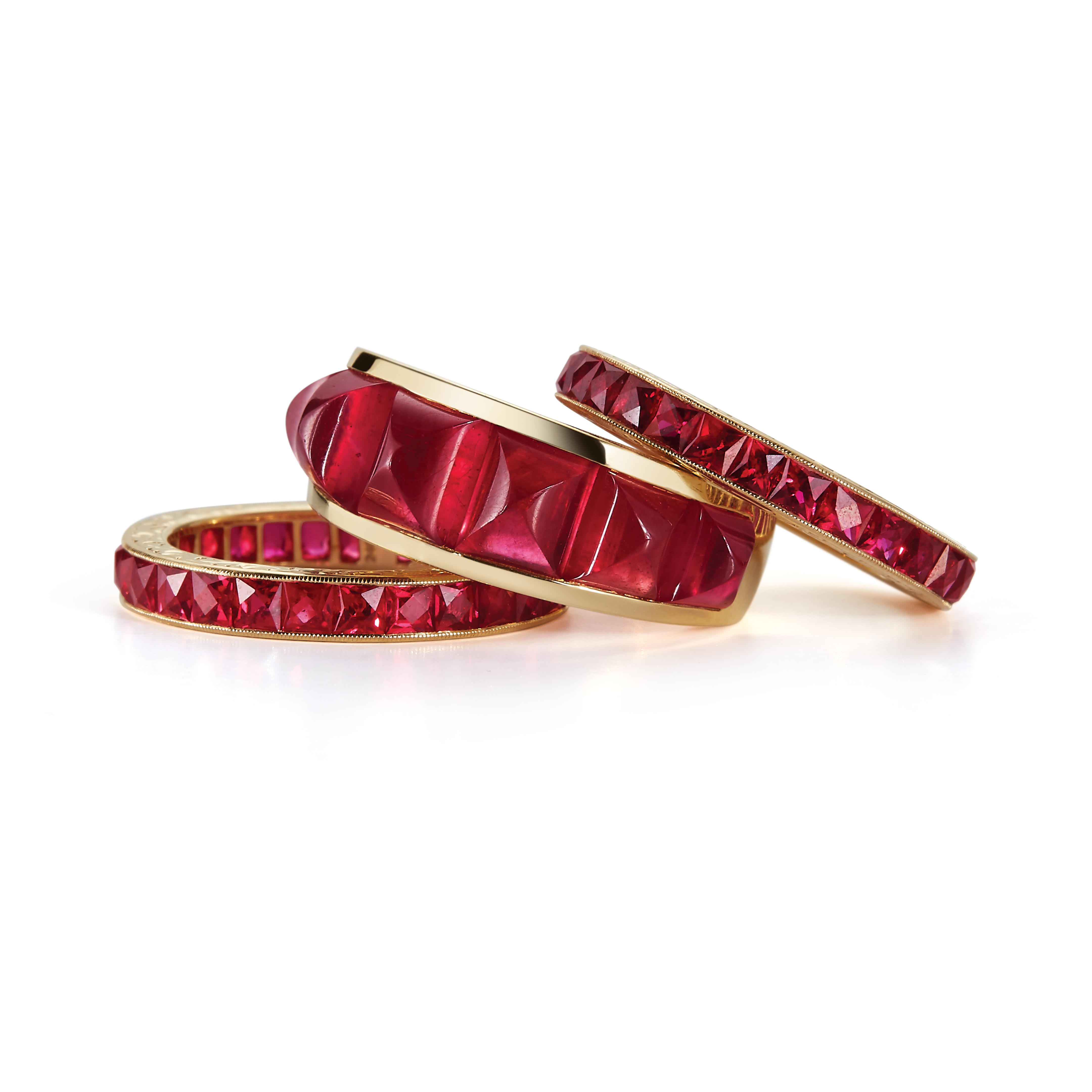 Portofino Rings in Ruby