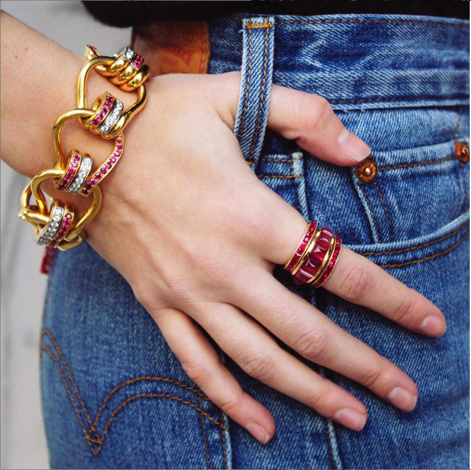 Portofino Rings in Ruby