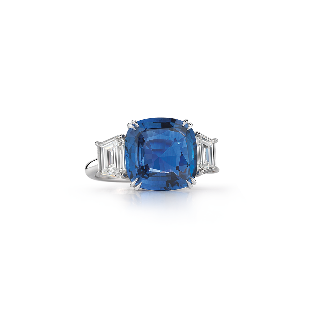 Sapphire and Diamond Ring