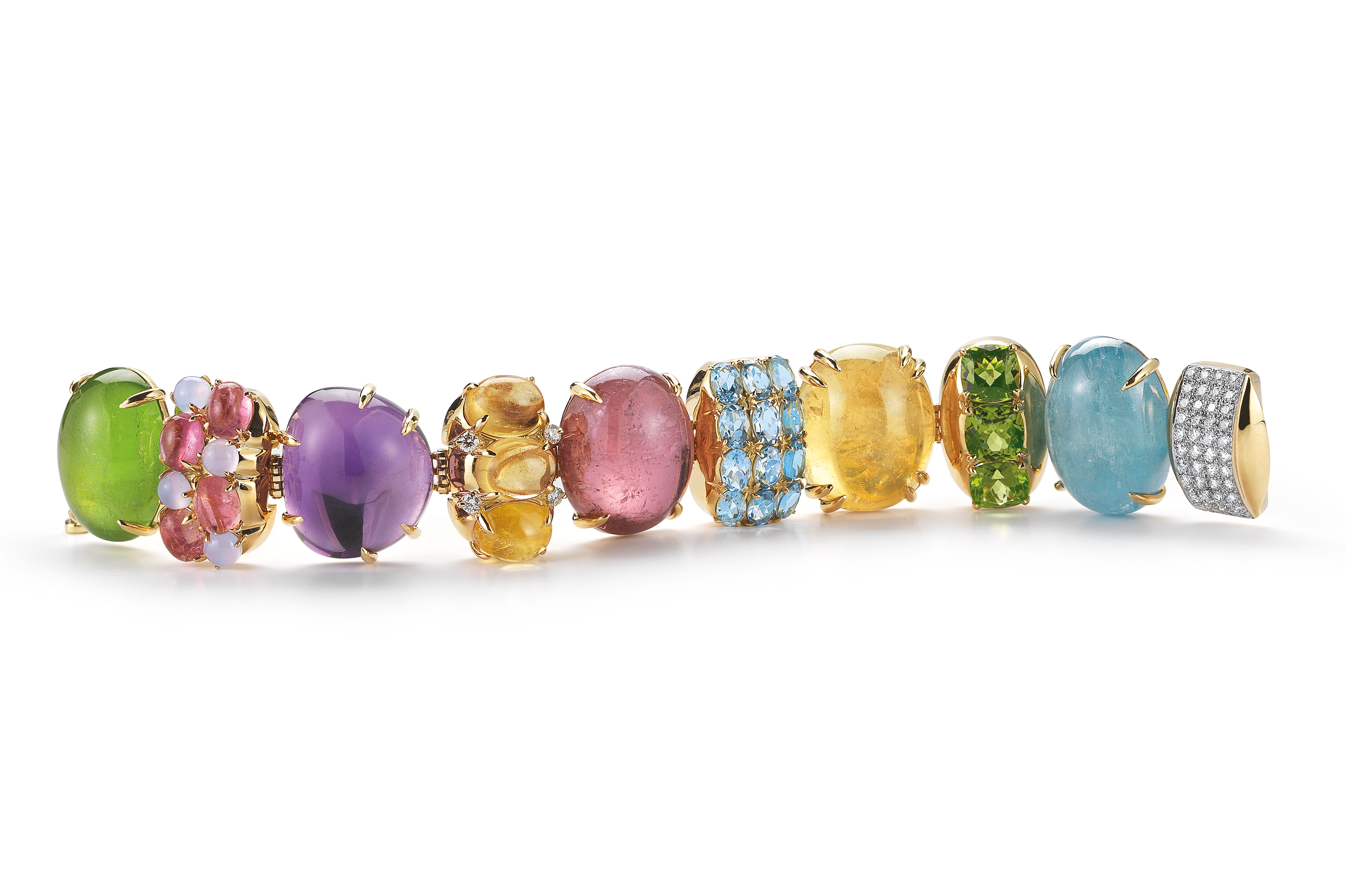 Rio Bracelet in Pastel Multi Stone