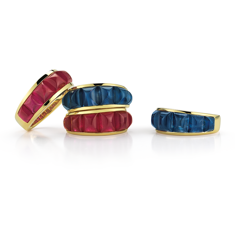 Portofino Rings in Ruby