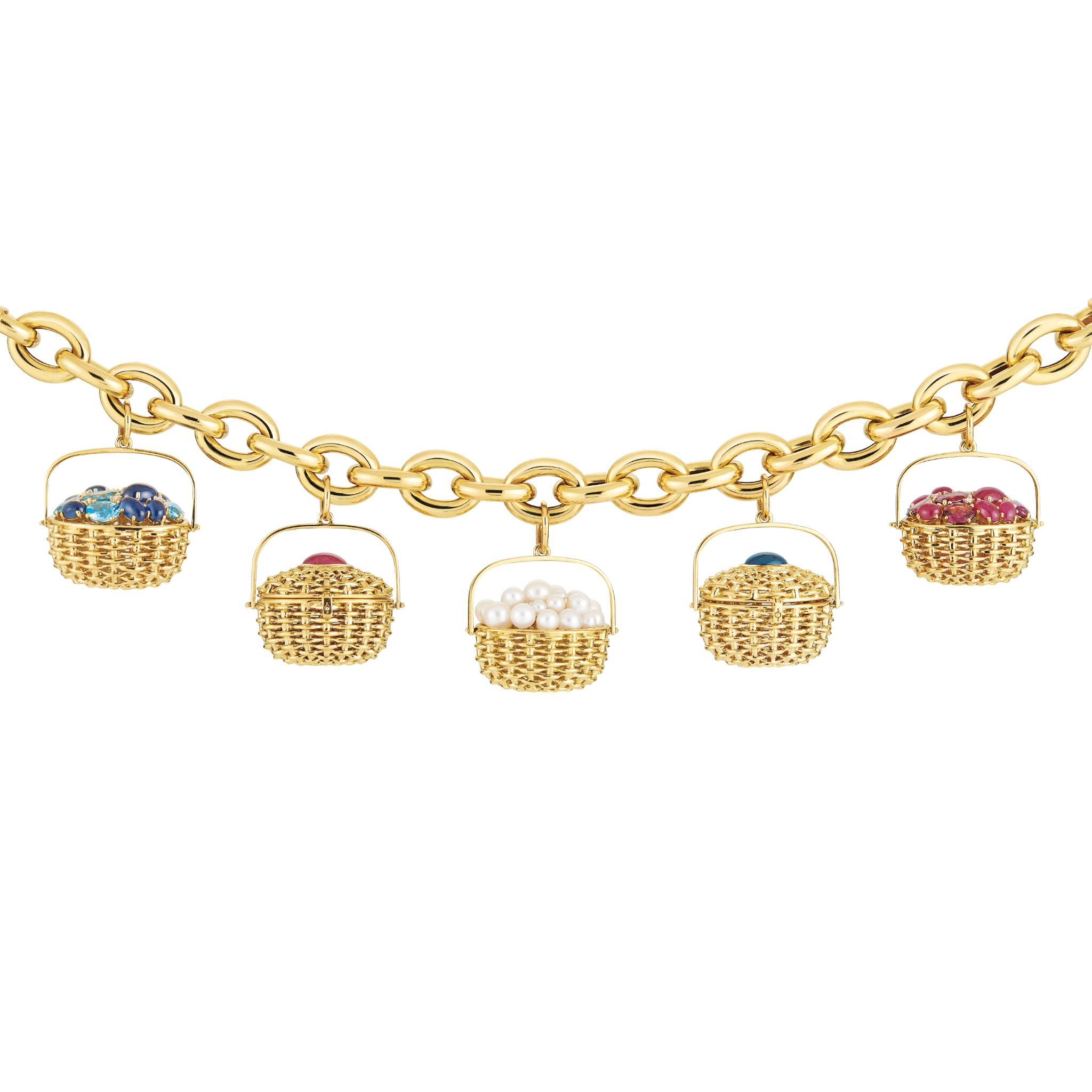 Lightship Basket Charm Bracelet