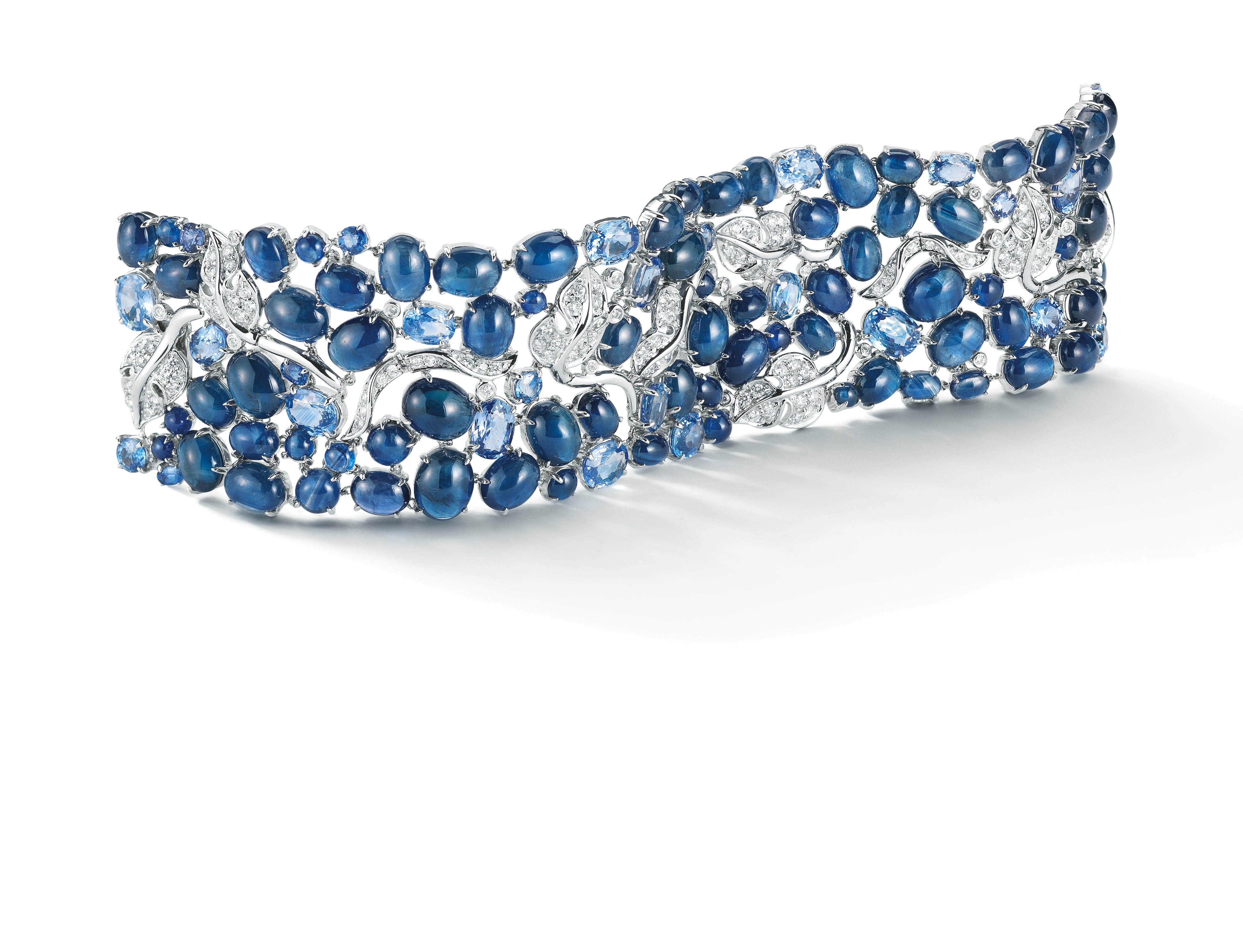 Vine Bracelet in Sapphire & Diamond