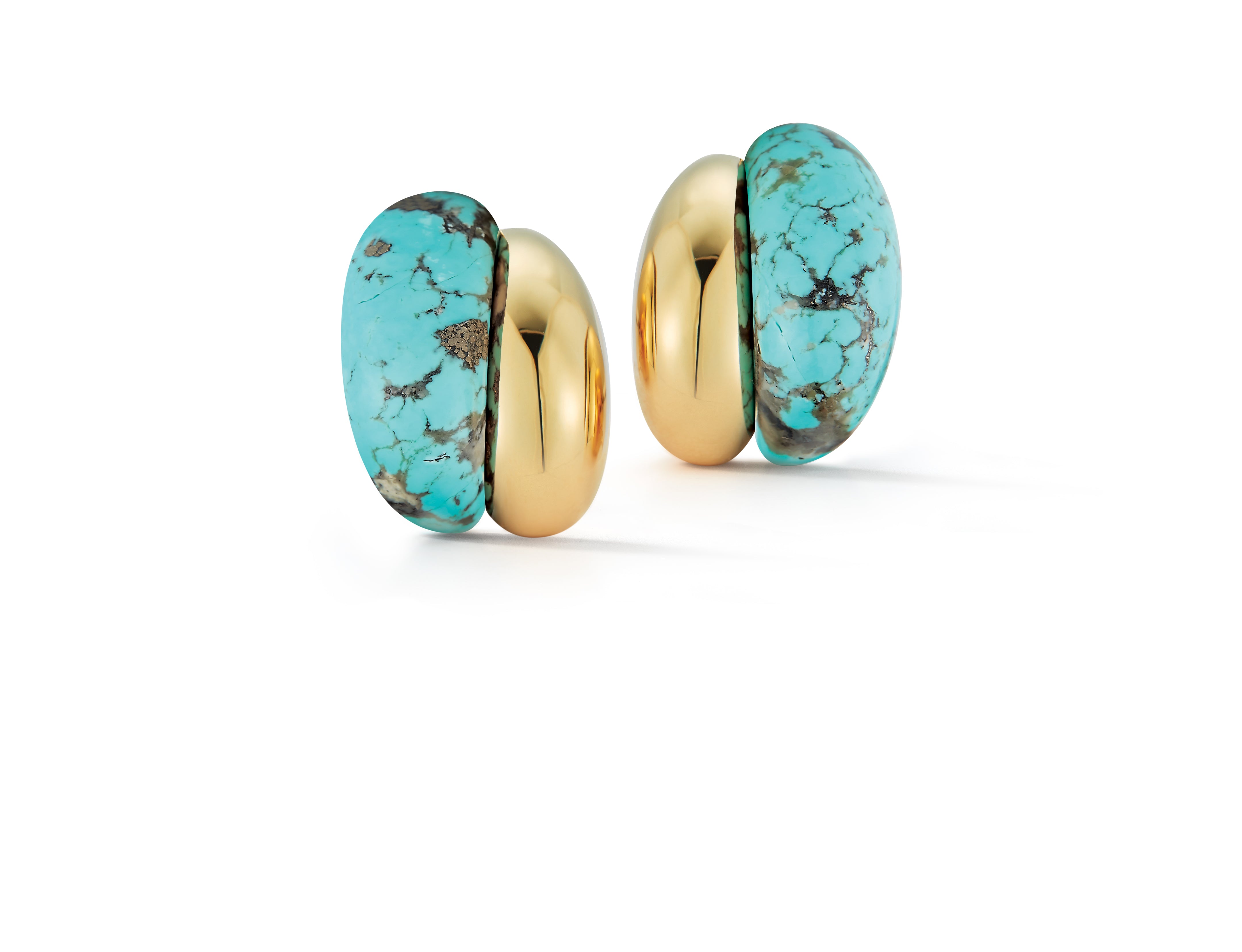 Silhouette Earrings in Turquoise