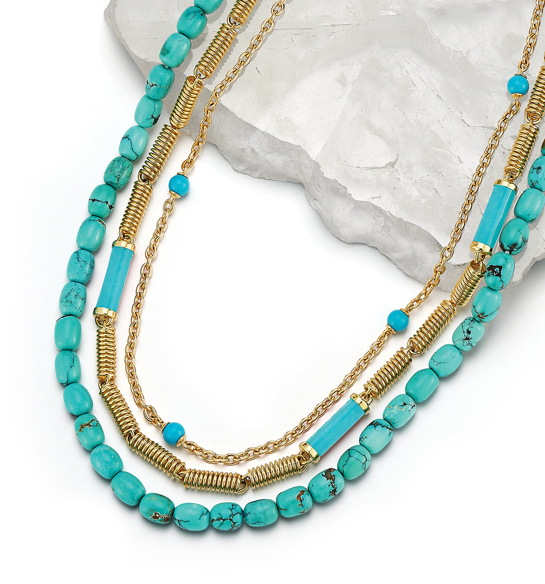 Turquoise Nesting Necklaces 
