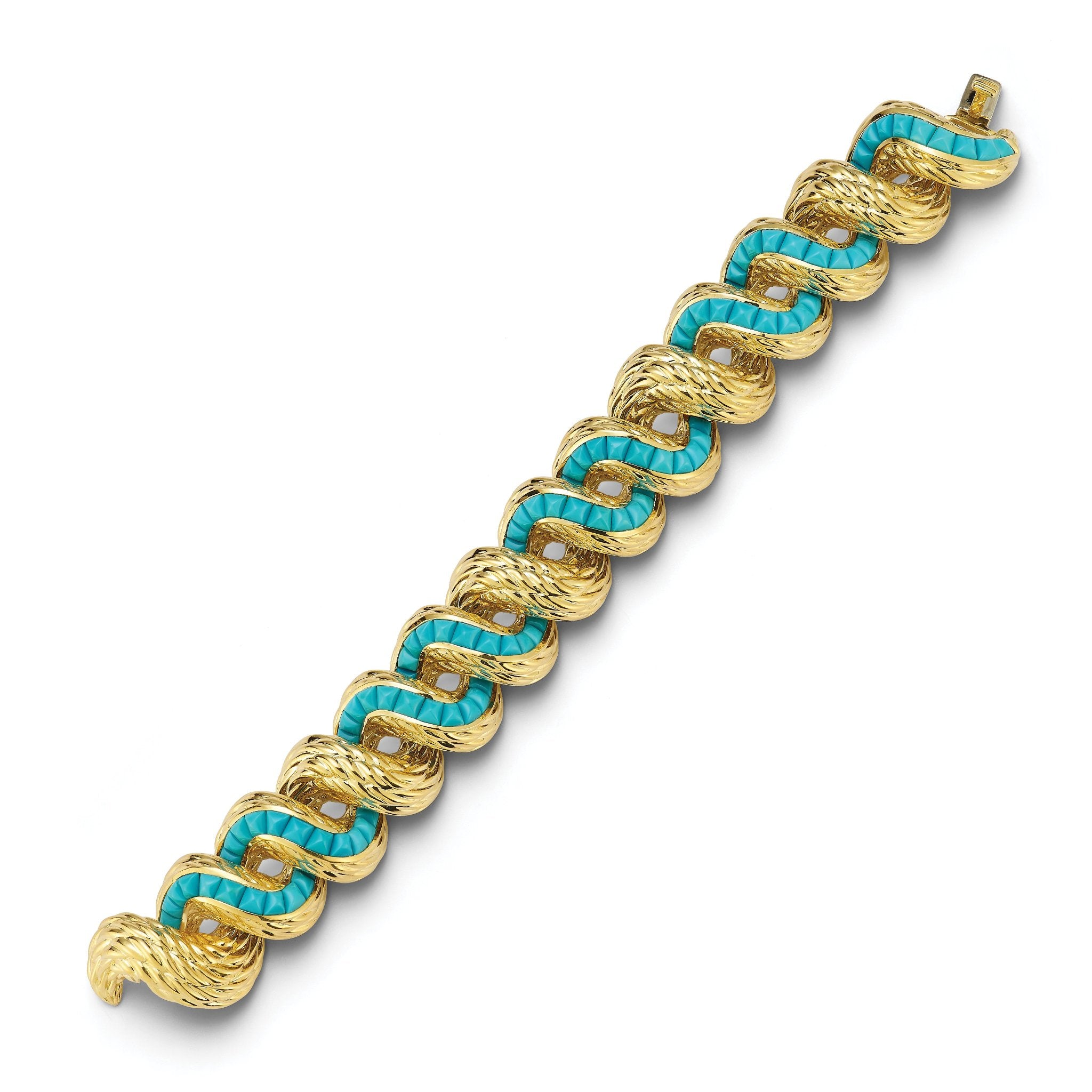 Rope Bracelet with Turquoise