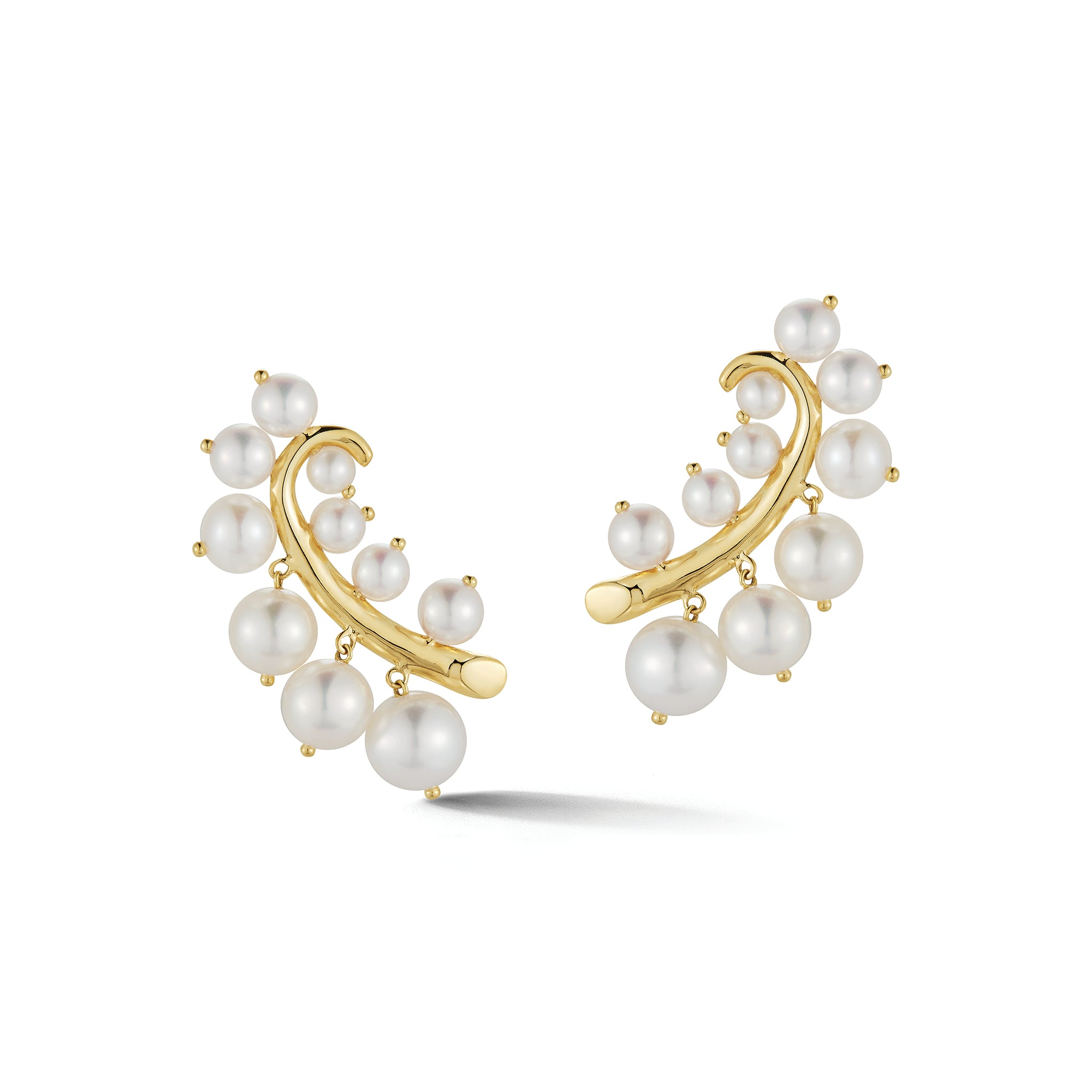 Lily of the Valley Earrings in Pearl