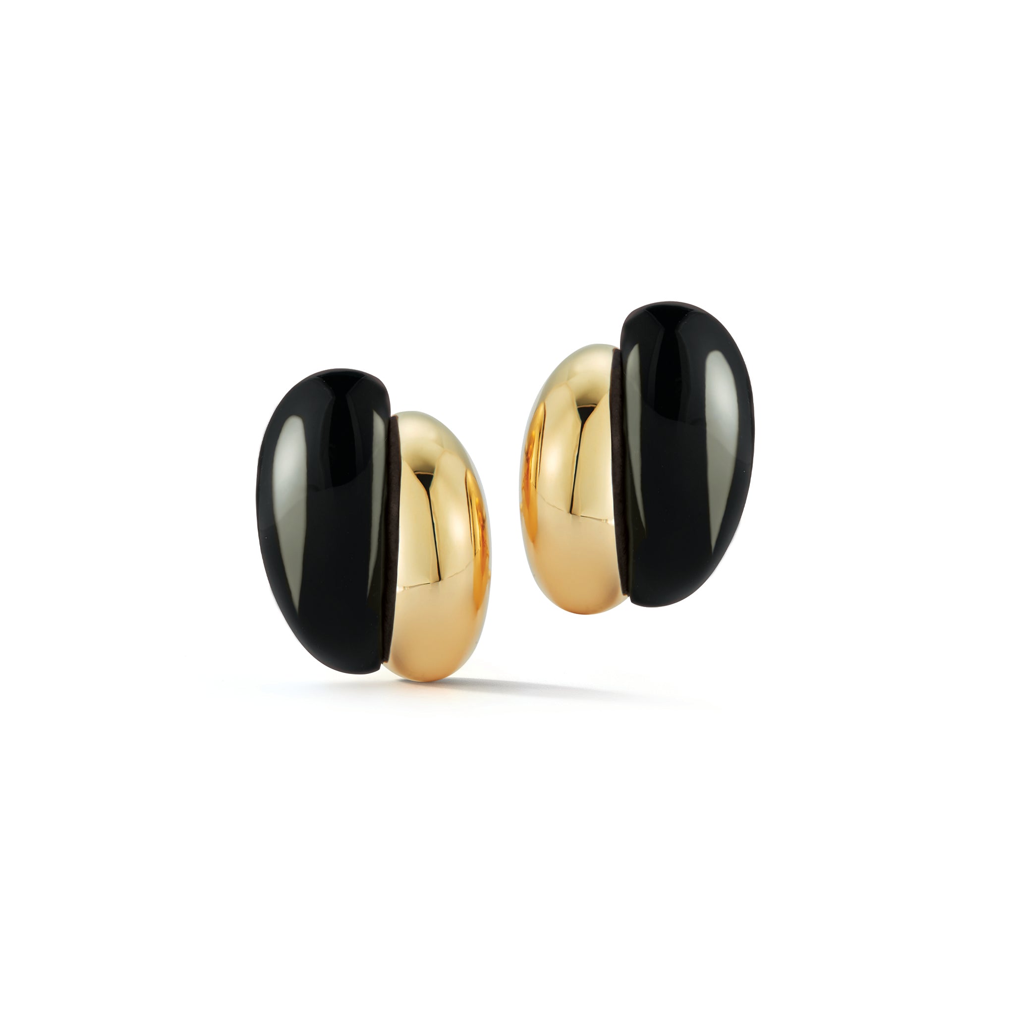 Silhouette Earrings in Black Onyx
