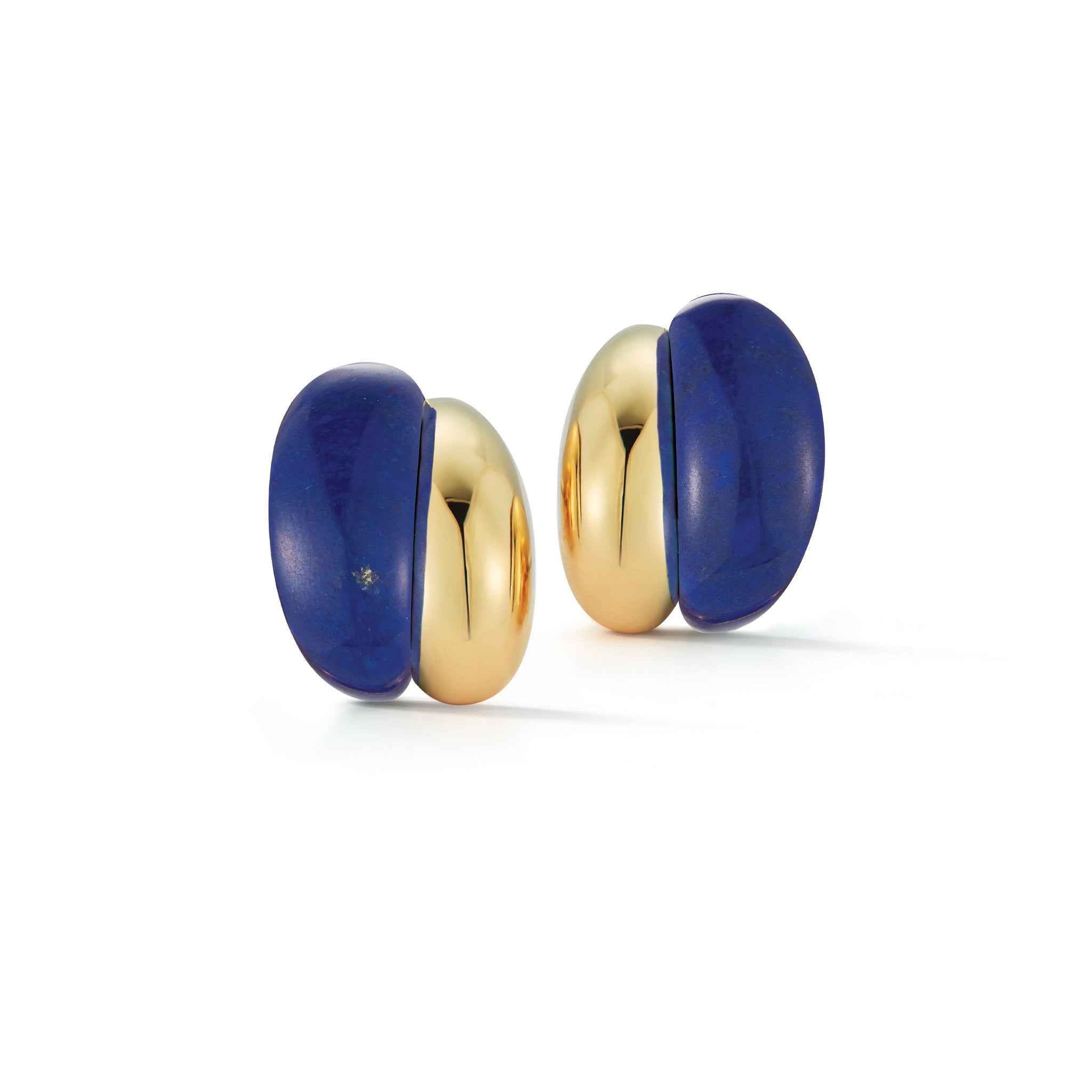 Silhouette Earrings in Lapis