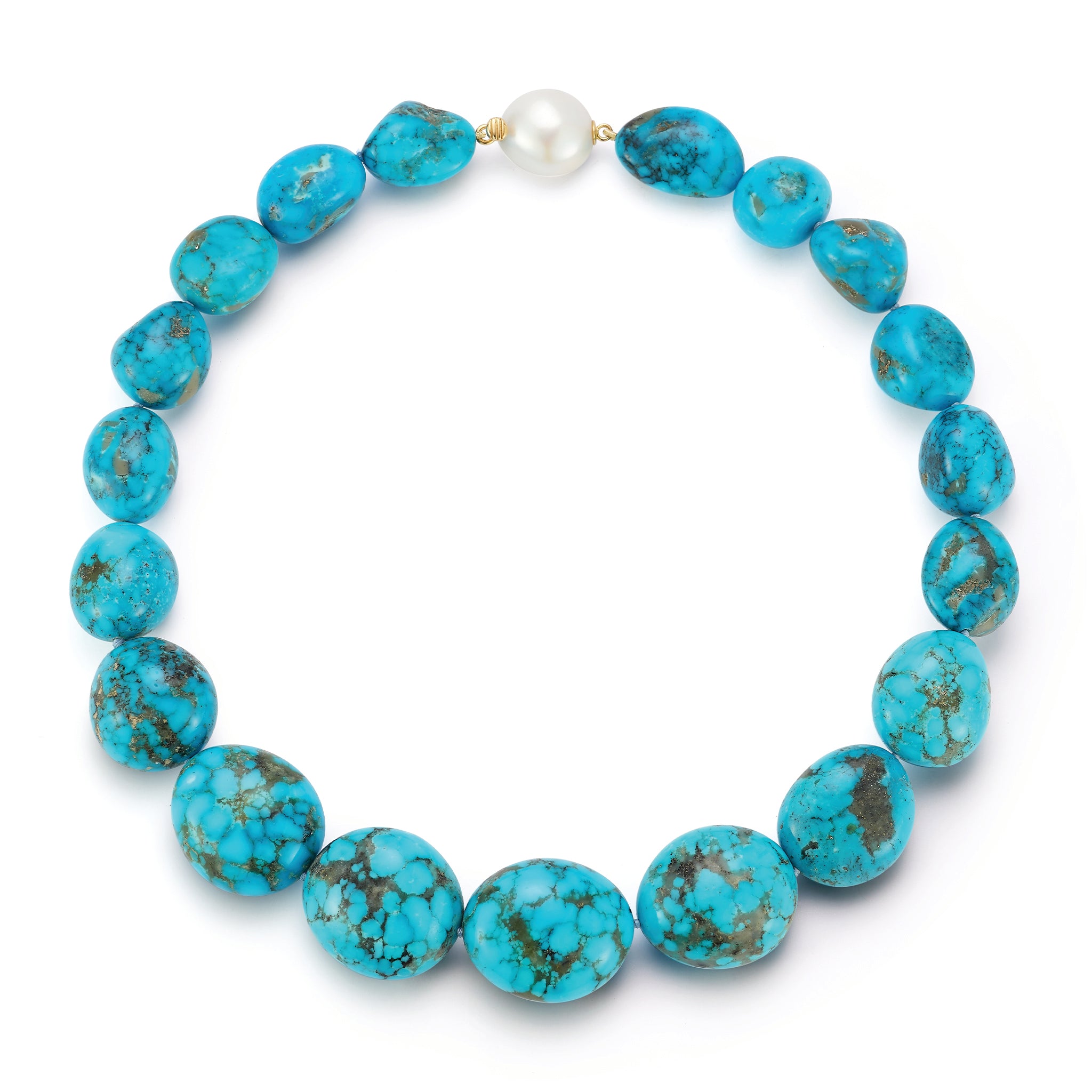 Turquoise Nugget Necklace