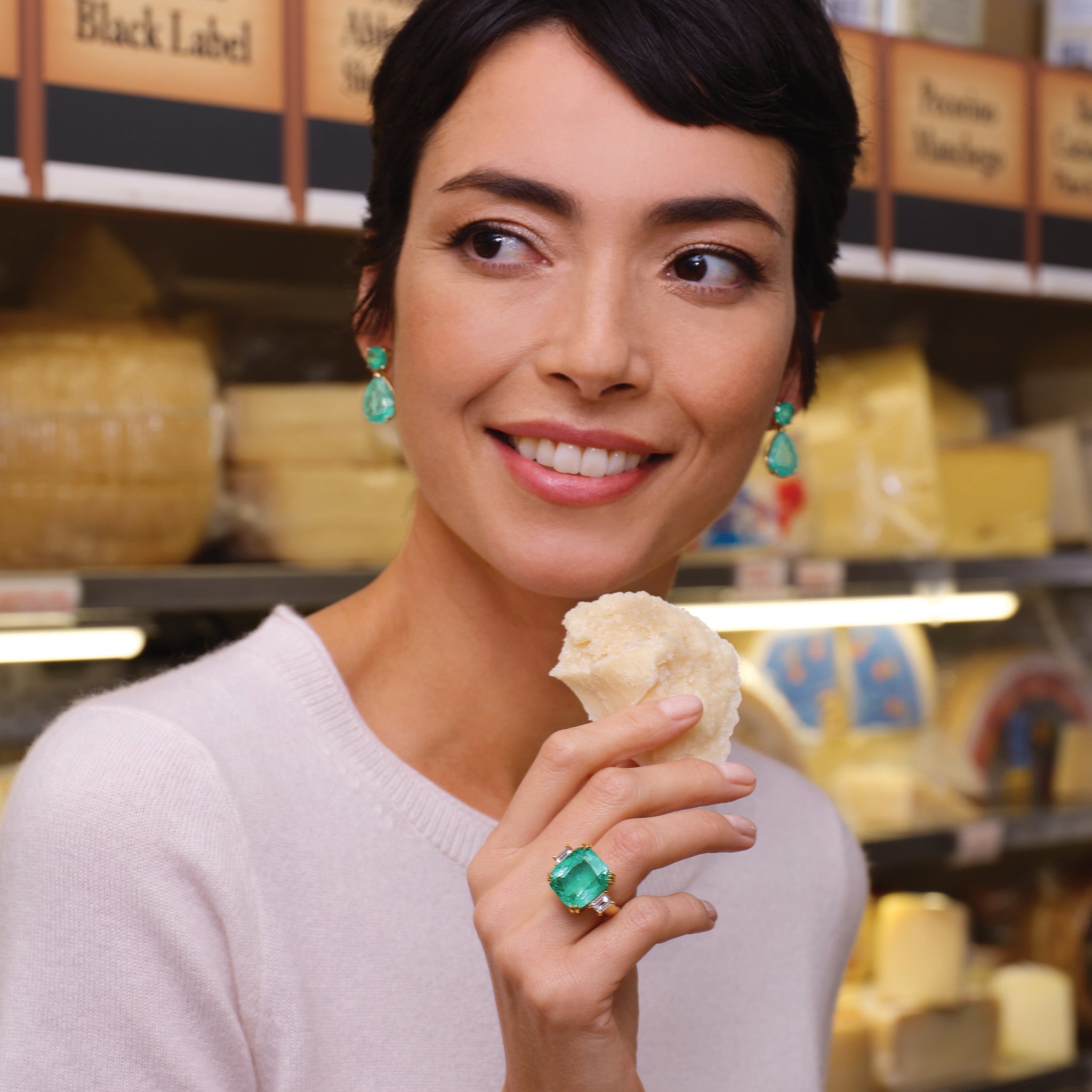 Emerald and Diamond Ring