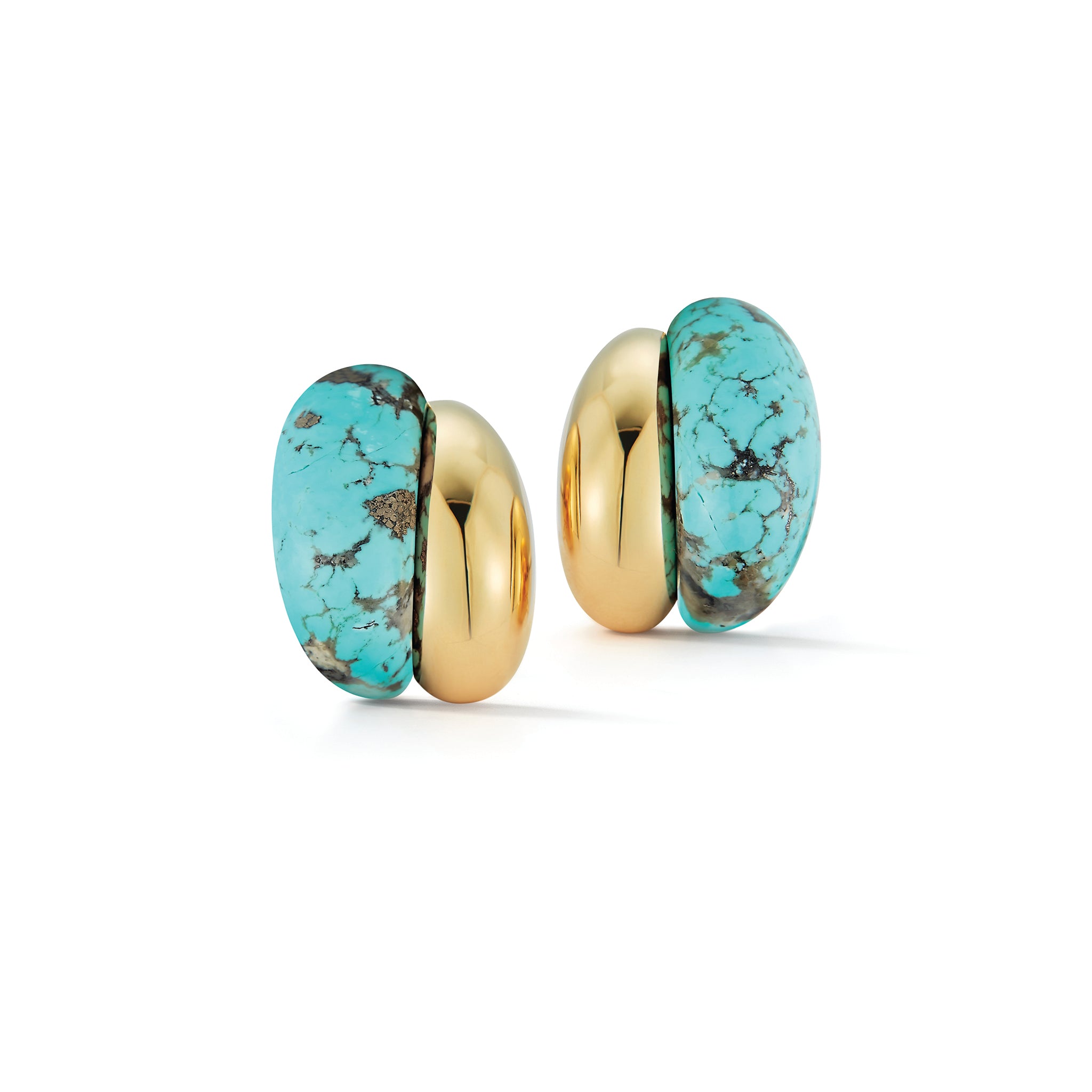 Silhouette Earrings in Turquoise