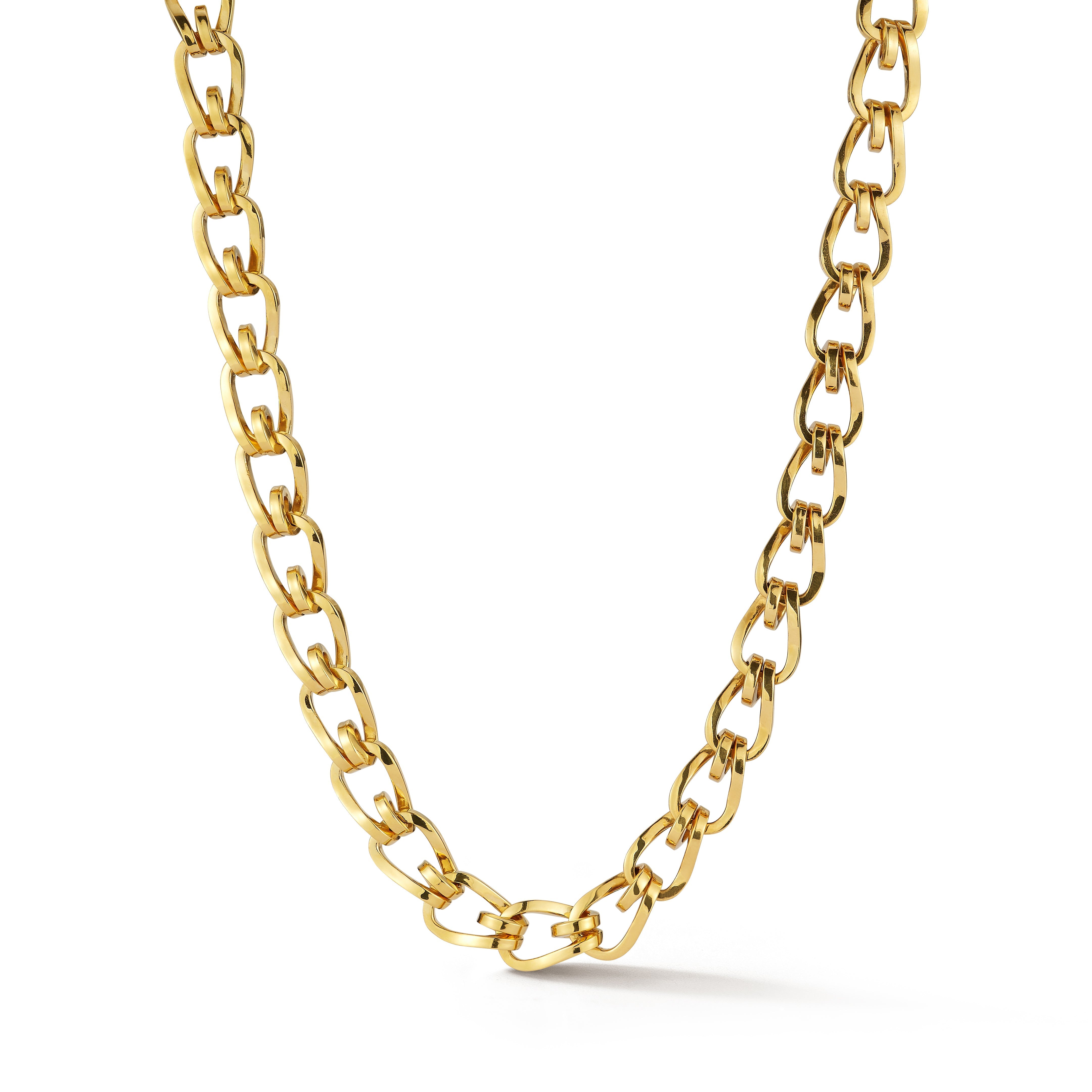 Small Daytona Chain Necklace in Yellow Gold
