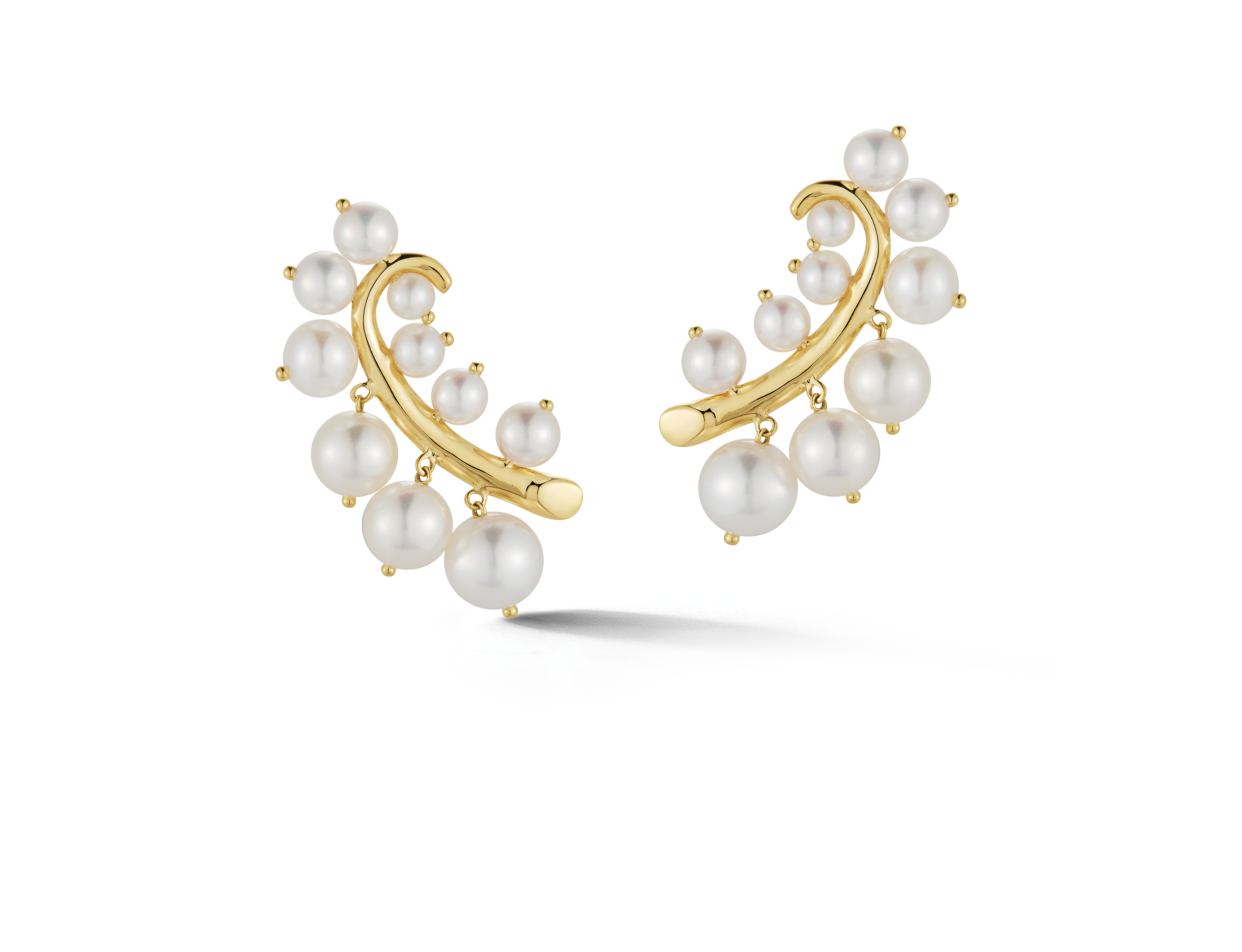 Lily of the Valley Earrings in Pearl
