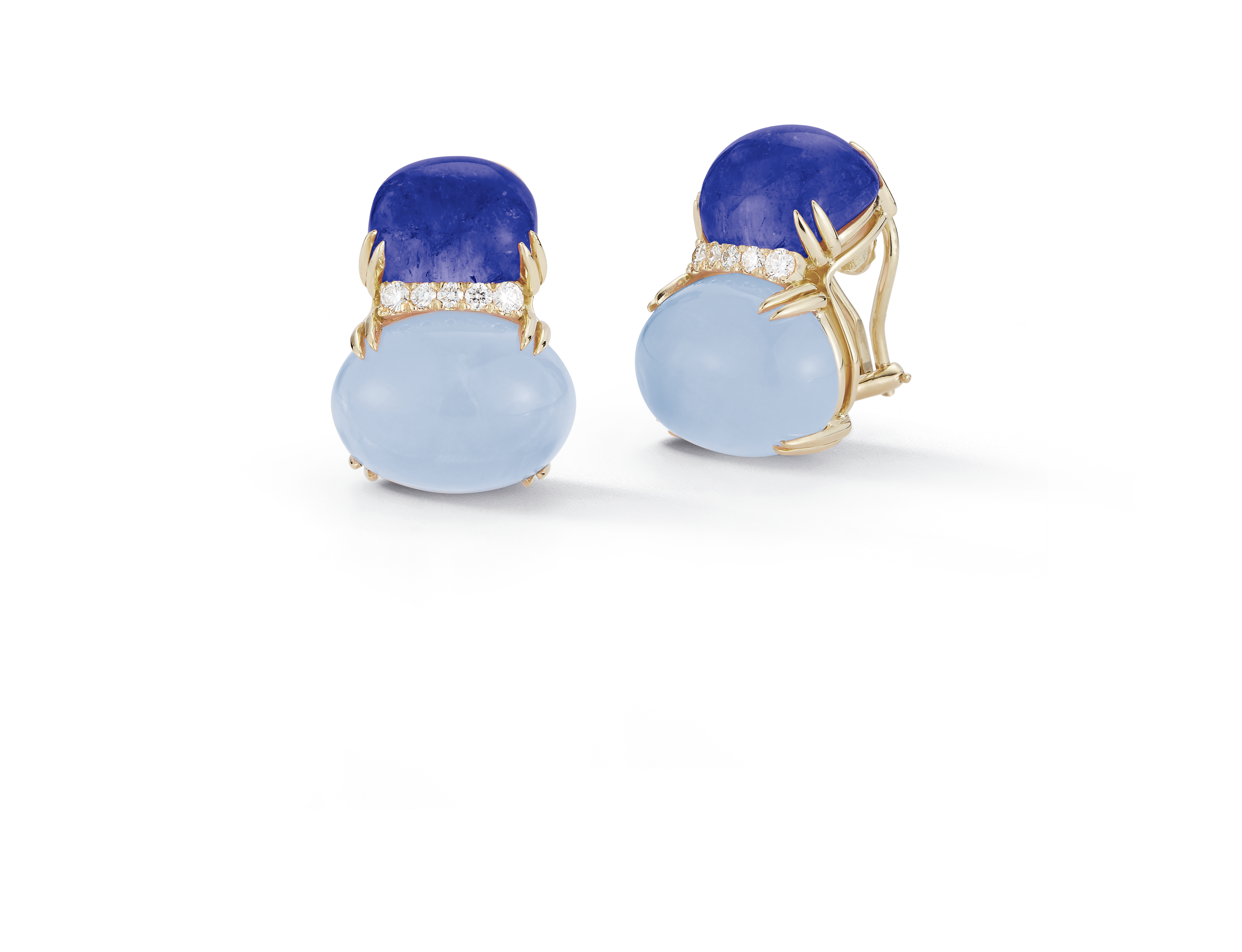 Double Cab Earrings in Blue