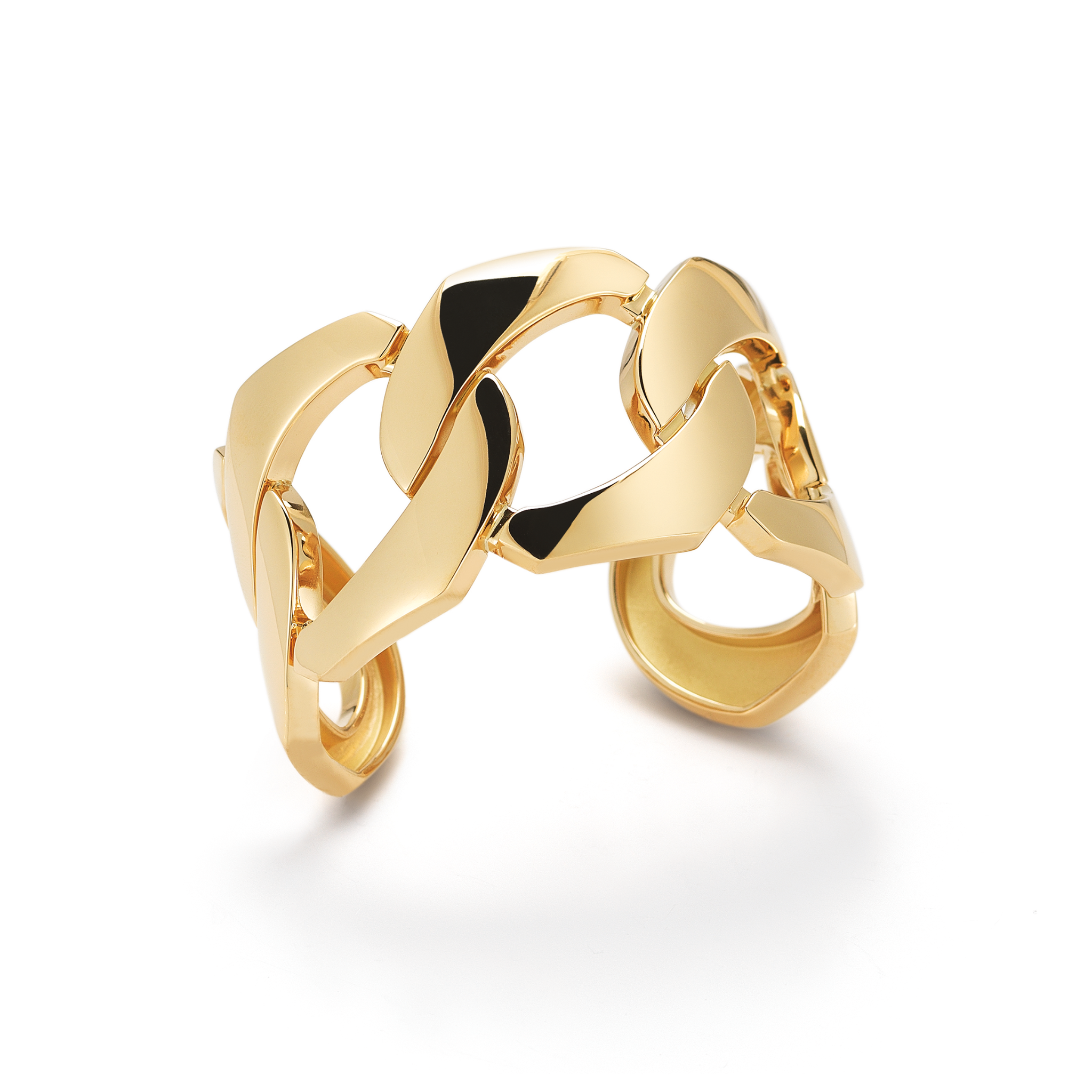 Five Link Cuff in Yellow Gold