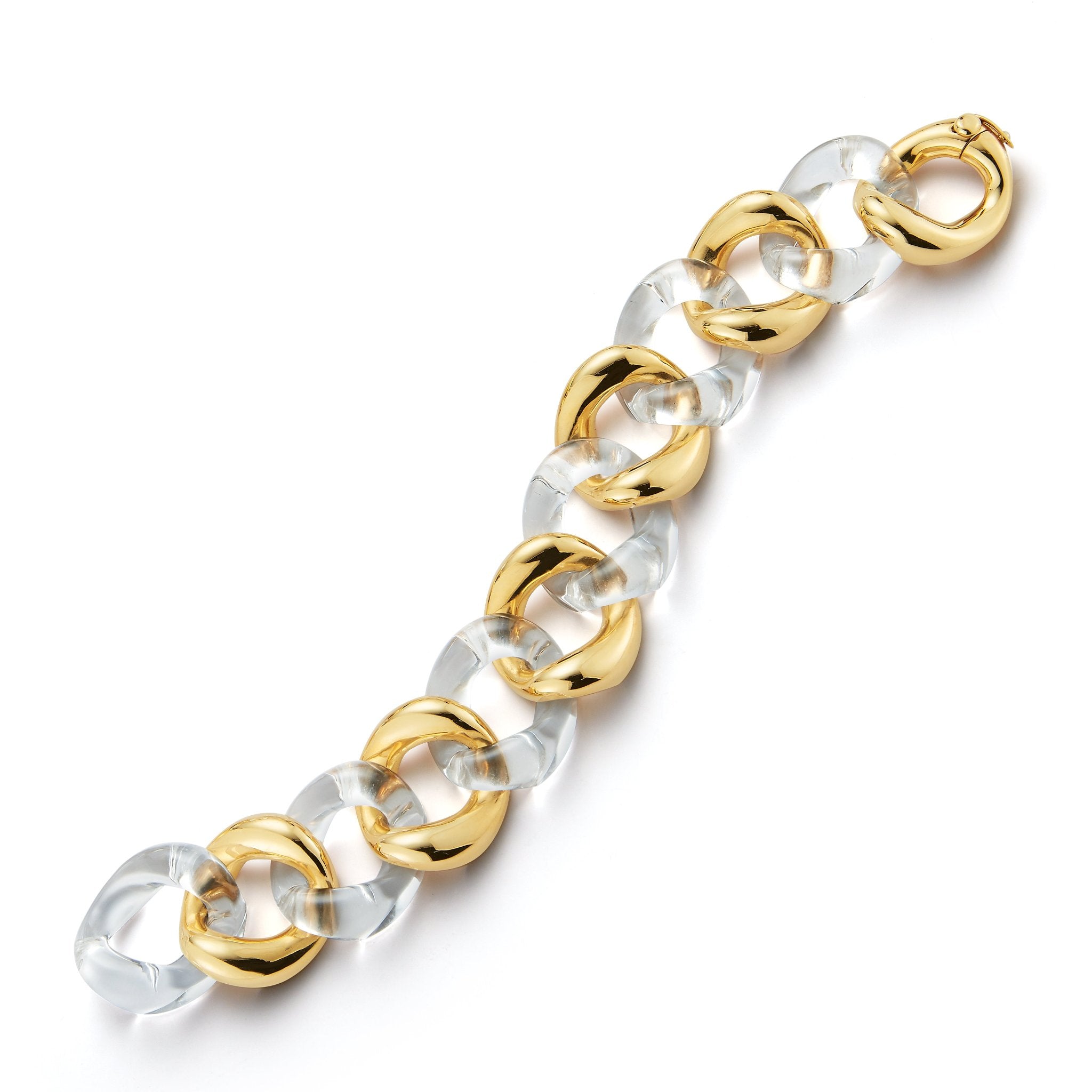 Medium Crystal Link Bracelet