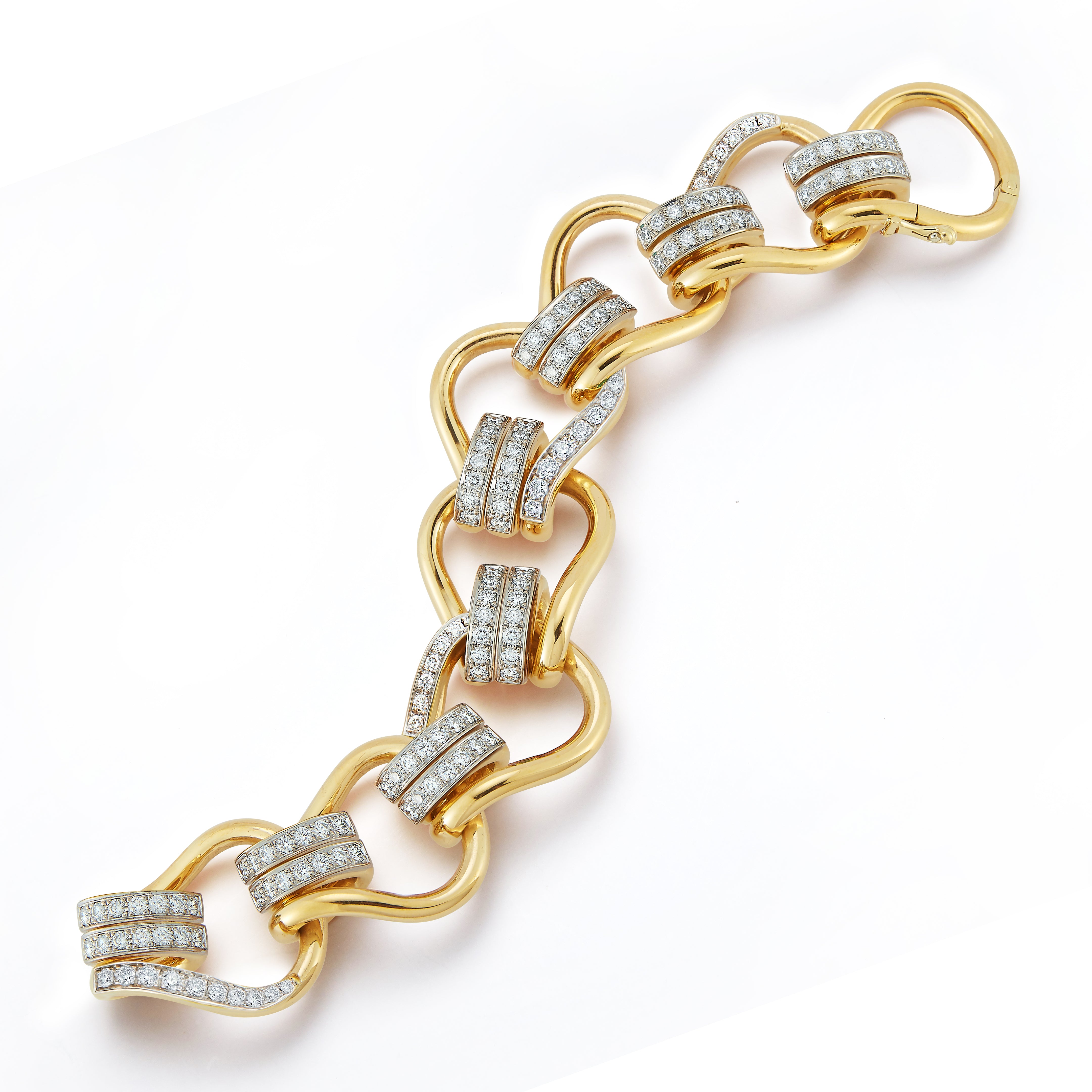 Mousetrap Bracelet in Diamond