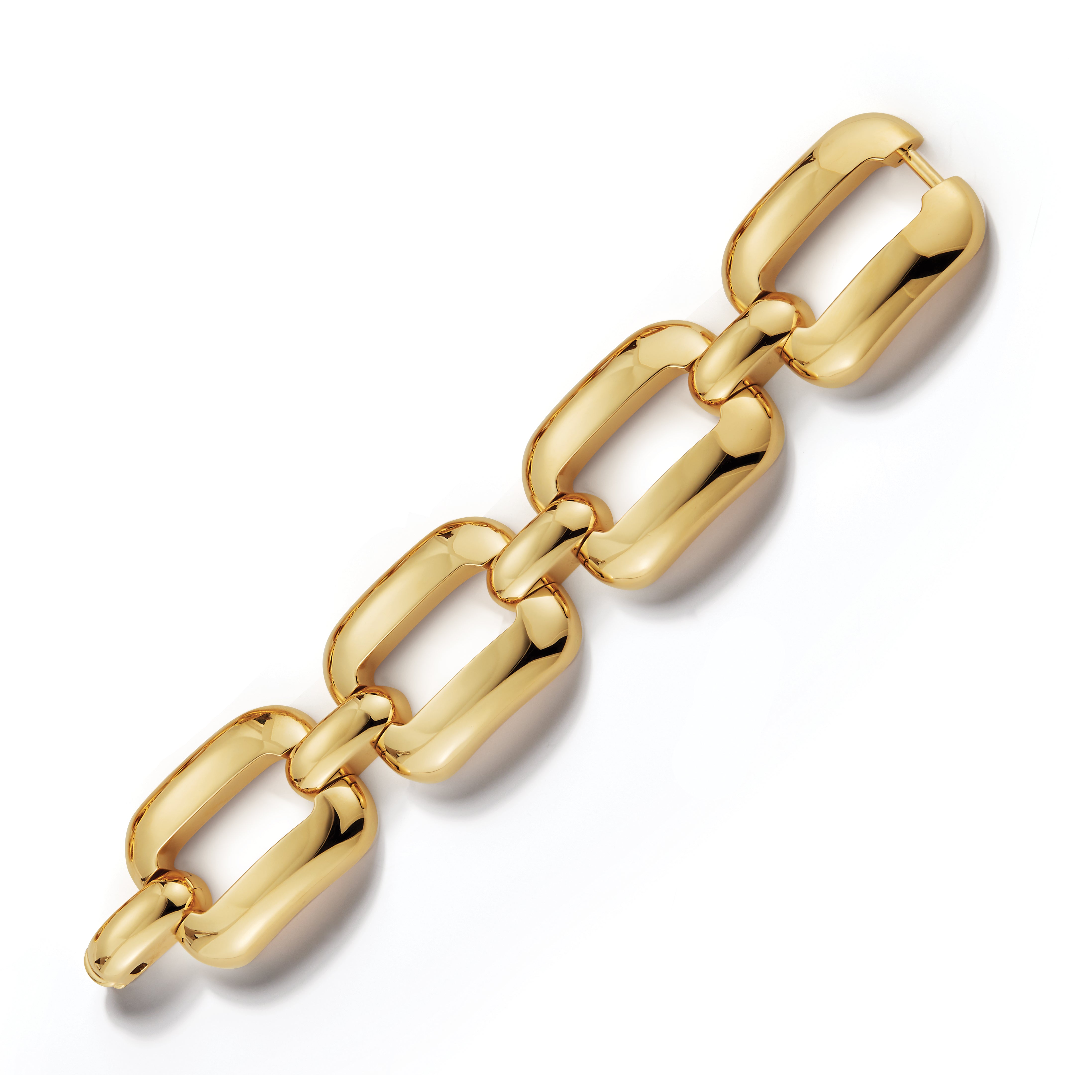 Four Link Bracelet in Yellow Gold