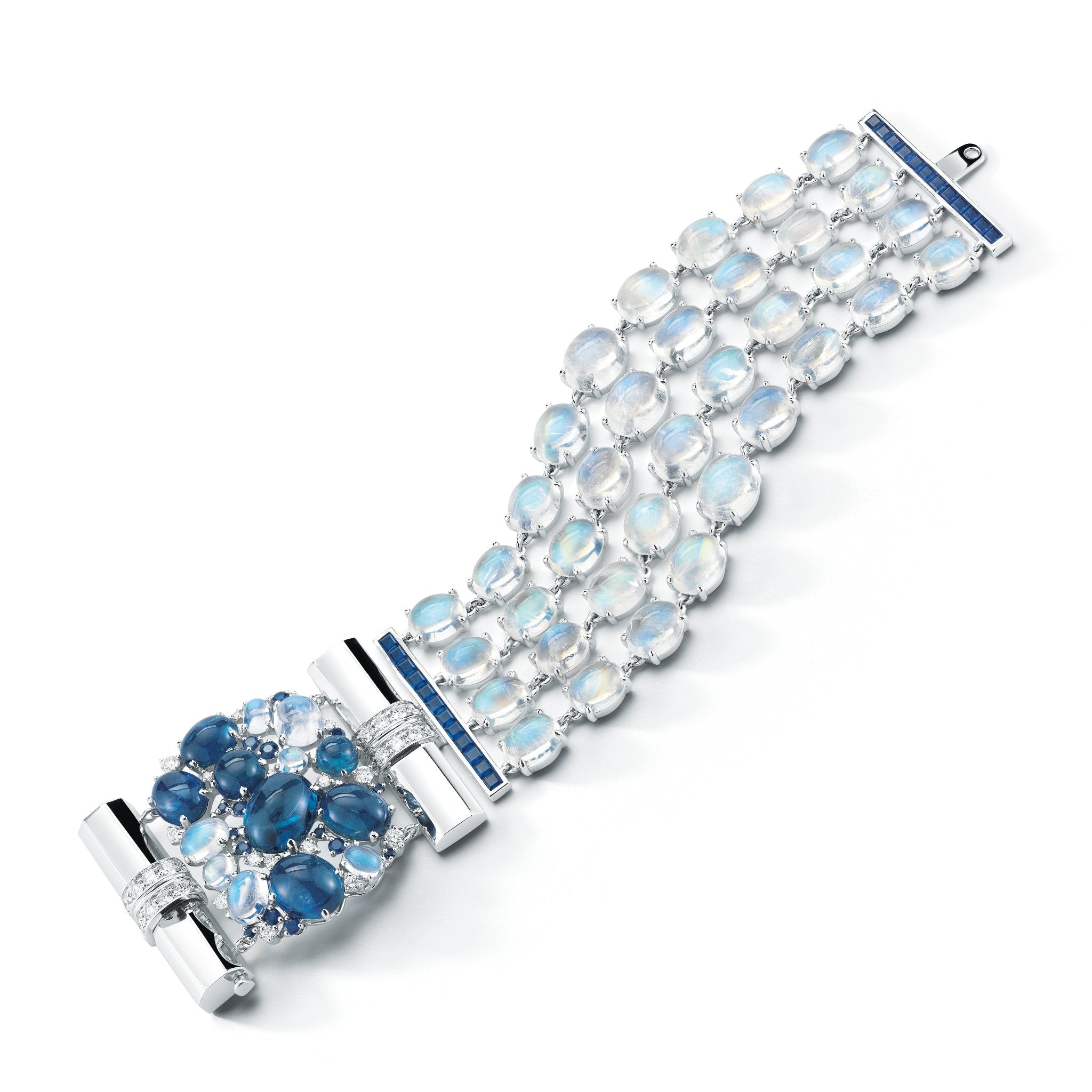 Etna Bracelet in Sapphire Moonstone and Diamond